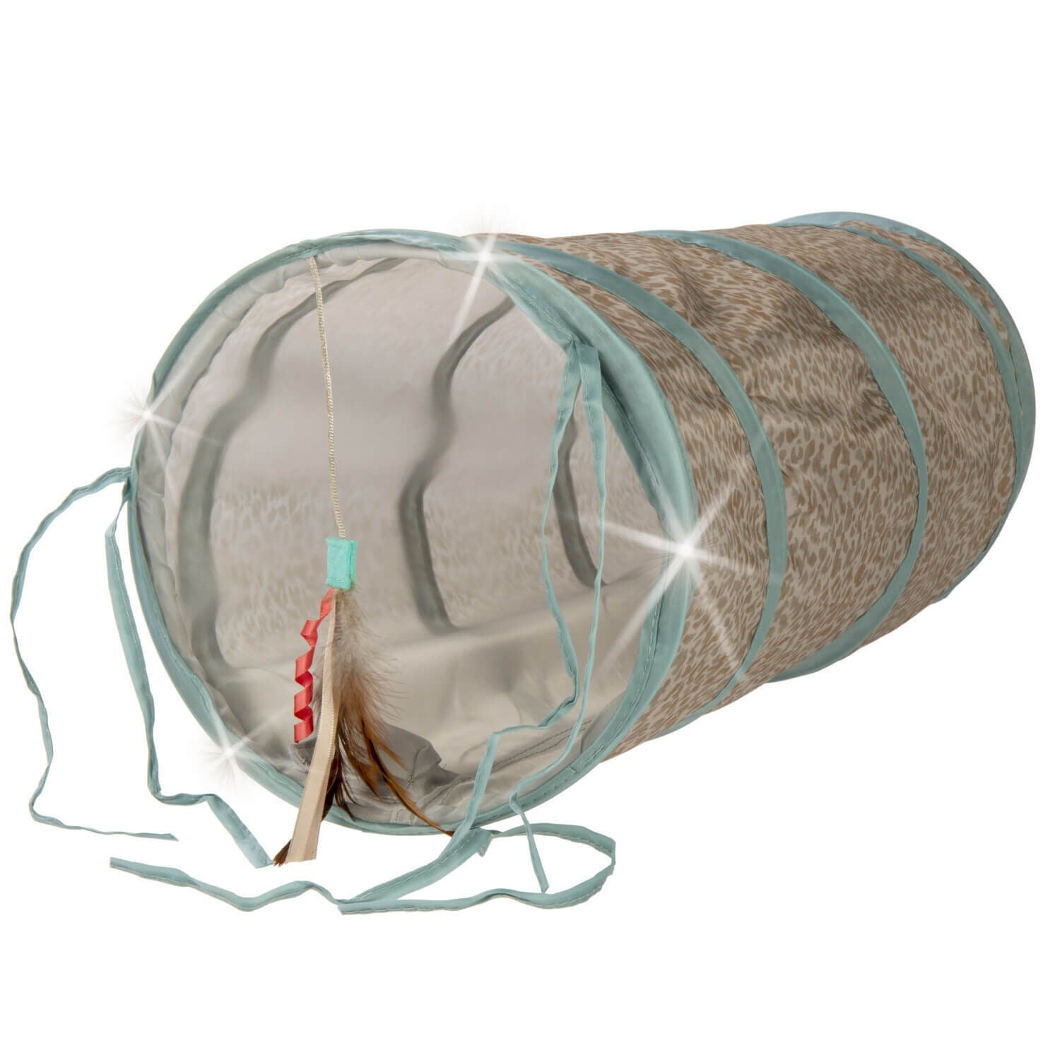 Instincts By Smartykat&reg; Twinkle Tube Electronic Light Crinkle Tunnel Cat Toy, Battery Powered