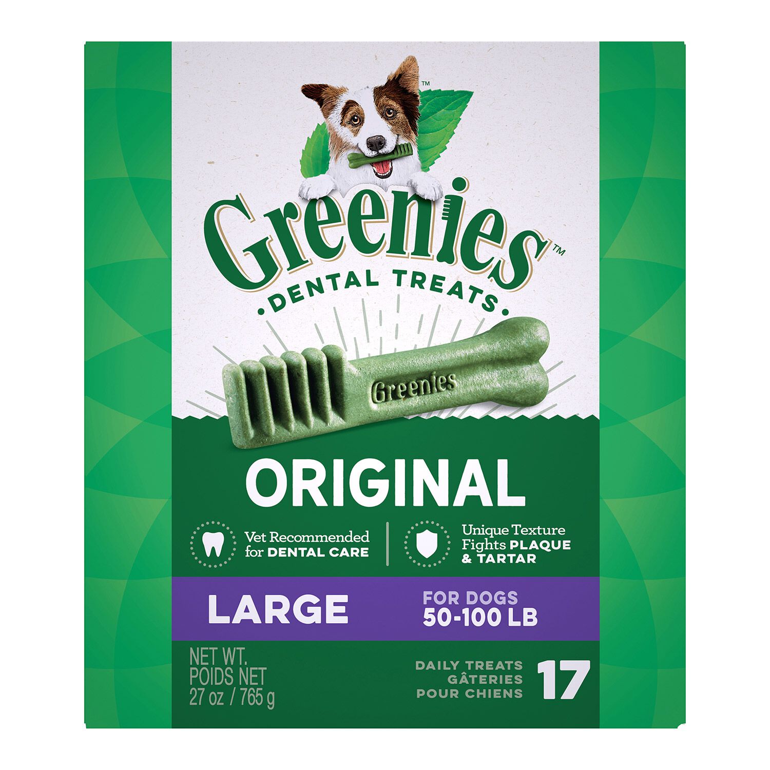 Greenies Original Dental Chew Large Dog Treats