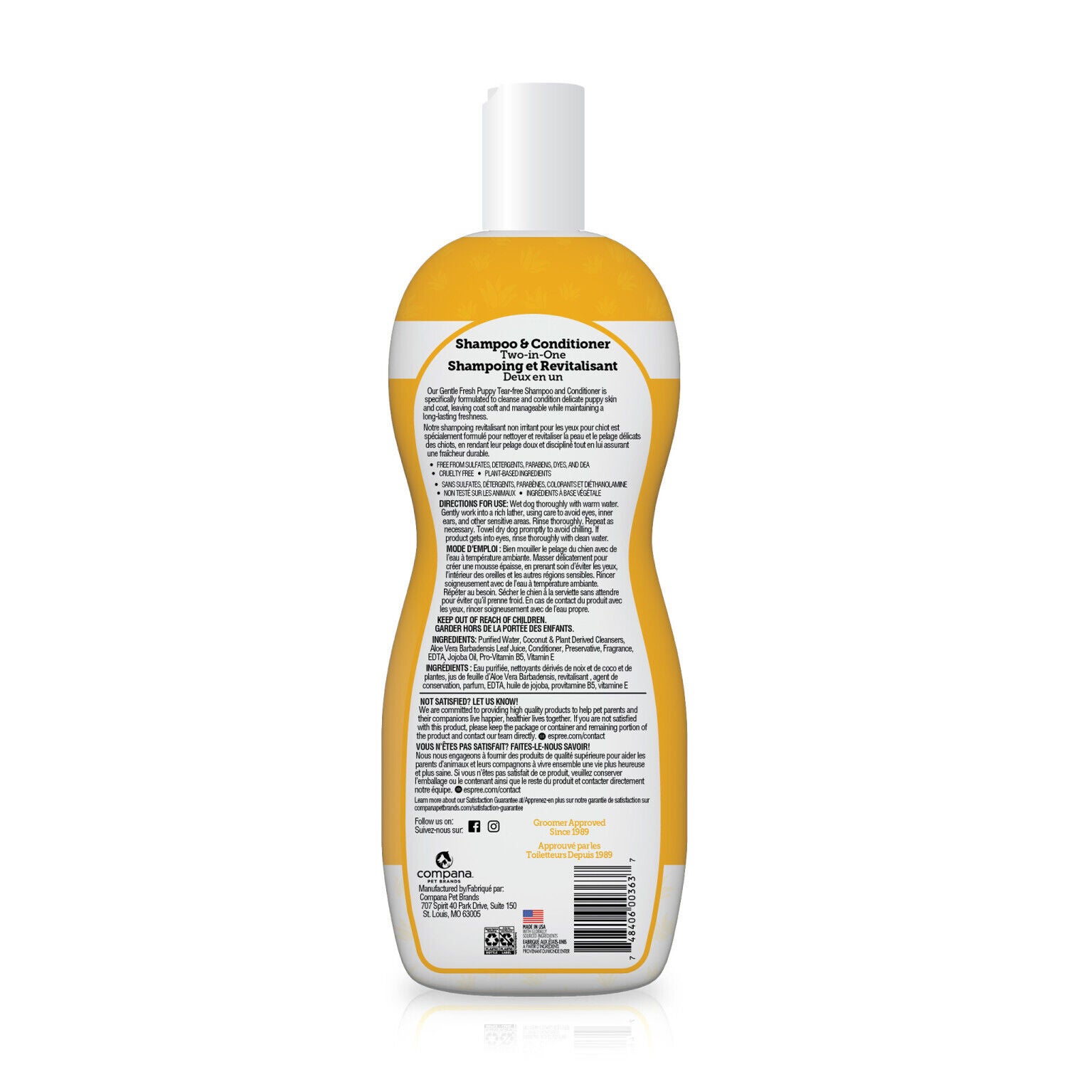 Espree 2-In-1 Gently Fresh Puppy Shampoo & Conditioner, 20Oz