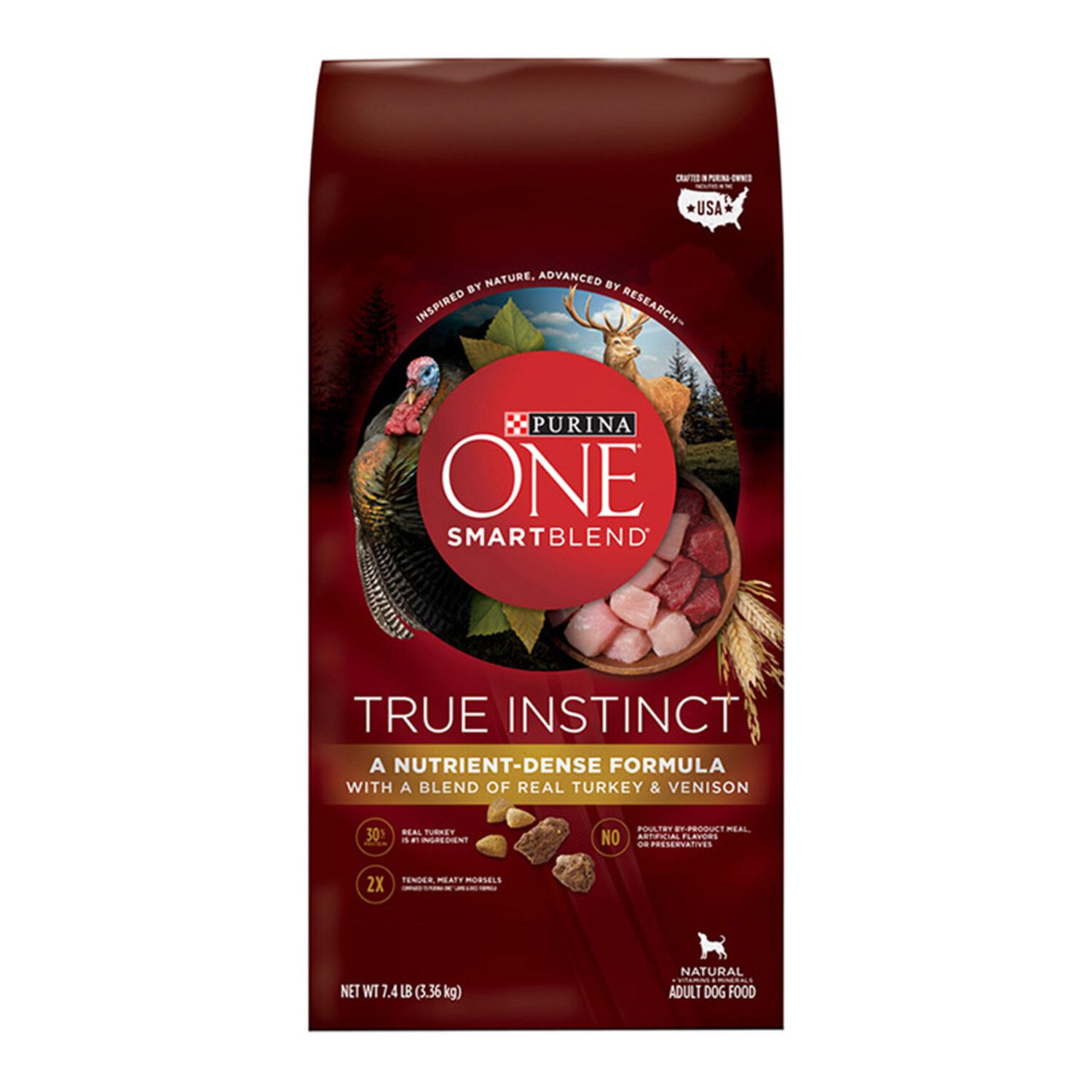 Purina One Smartblend True Instinct Natural With Real Turkey & Venison Dog Food