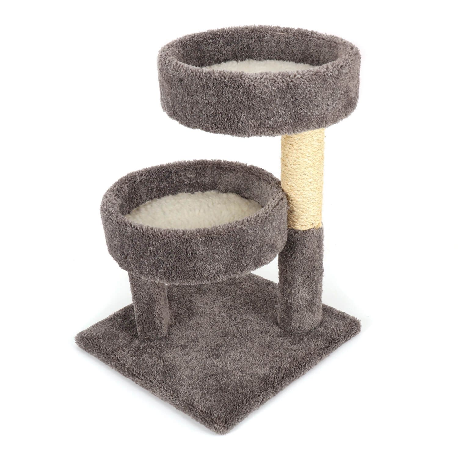 Ware Pet Products Double Beds W/ Rope Cat Tree