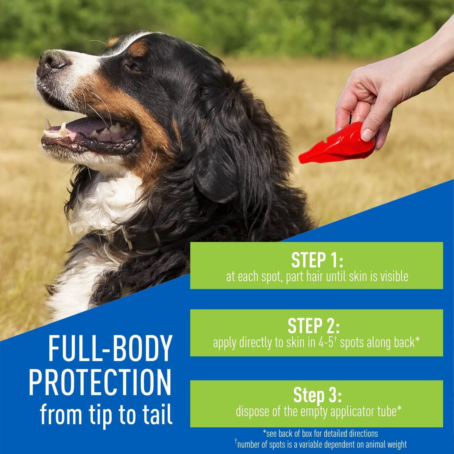 Adams Plus Flea & Tick Prevention Spot On For Dogs, X-Large Dogs 61-150 Lbs