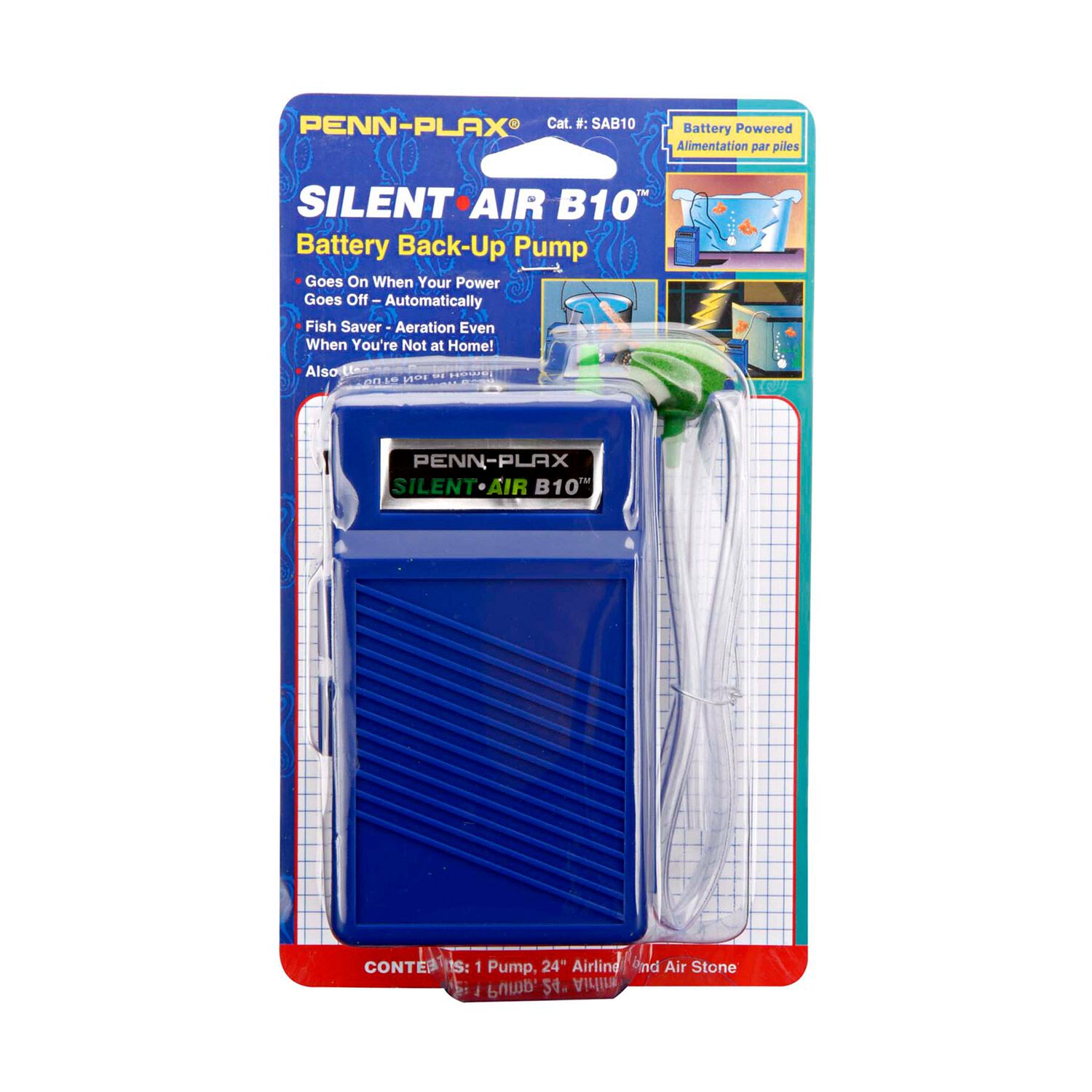 Penn-Plax B10 Battery Backup Aquarium Air Pump