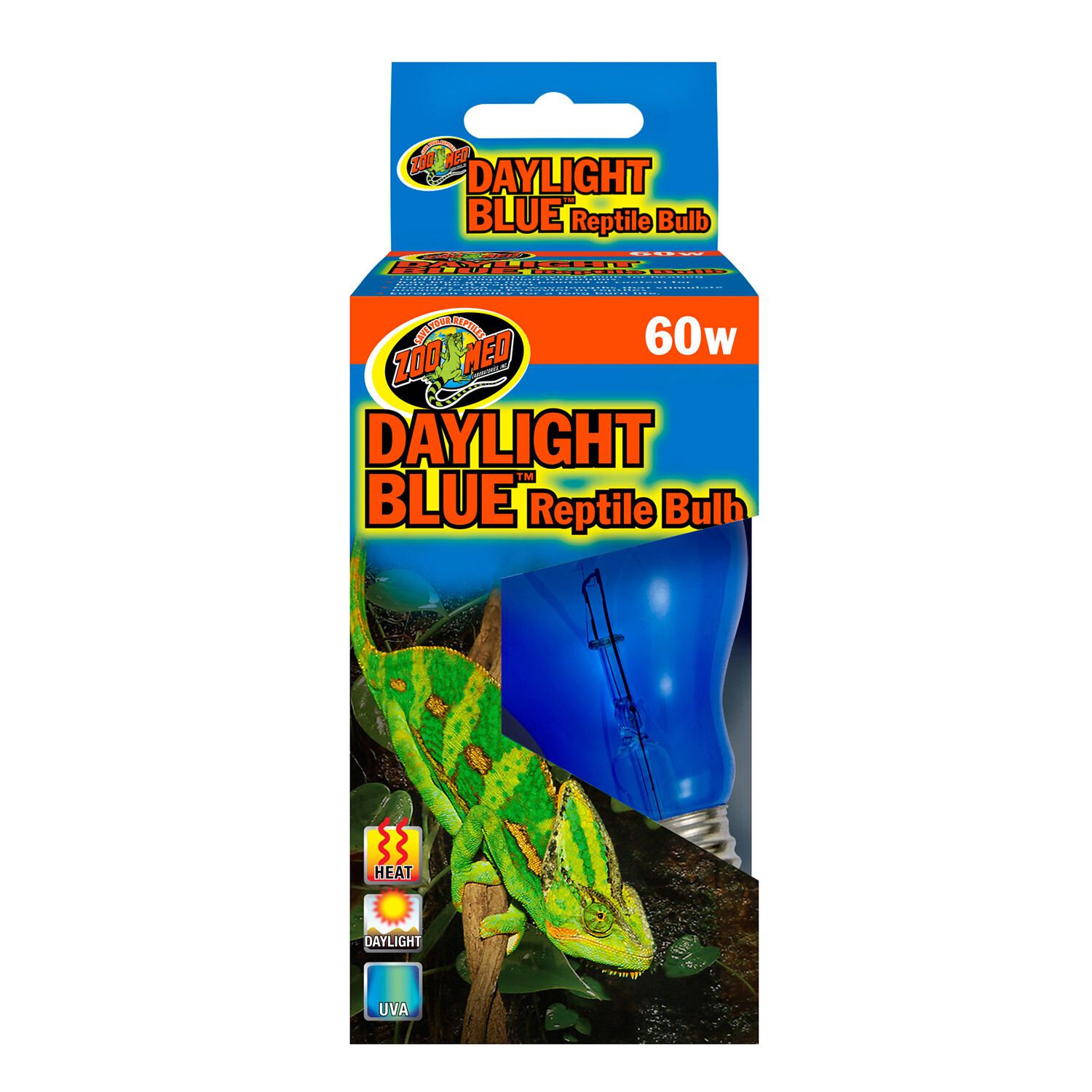 Zoo Med Daylight Blue Bulb For Reptiles, 60-Watts