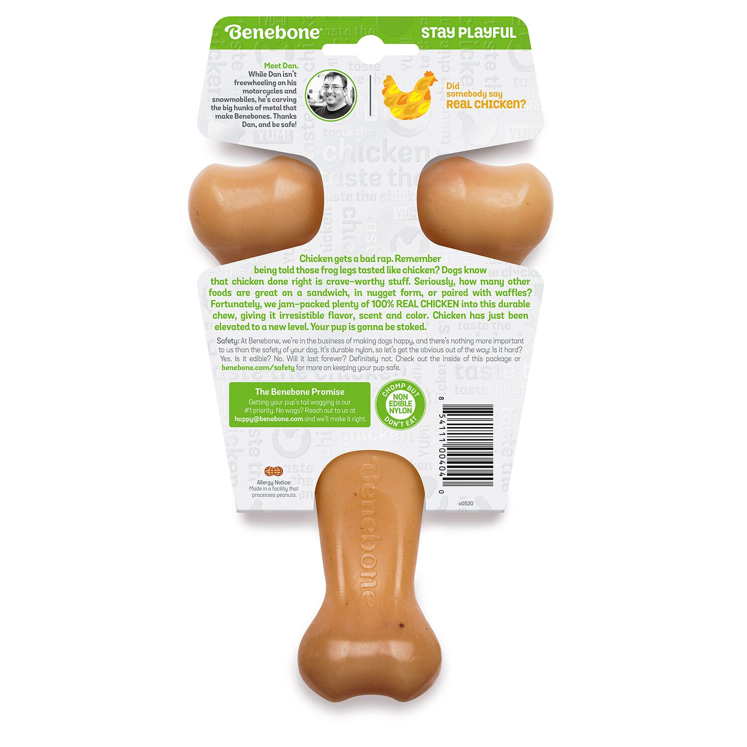Benebone Chicken Wishbone Dog Chew Toy