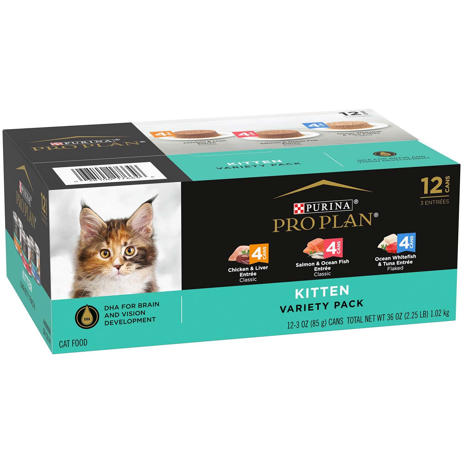 Purina Pro Plan Development Kitten Favorites Variety Pack Wet Cat Food, 12 3Oz Cans