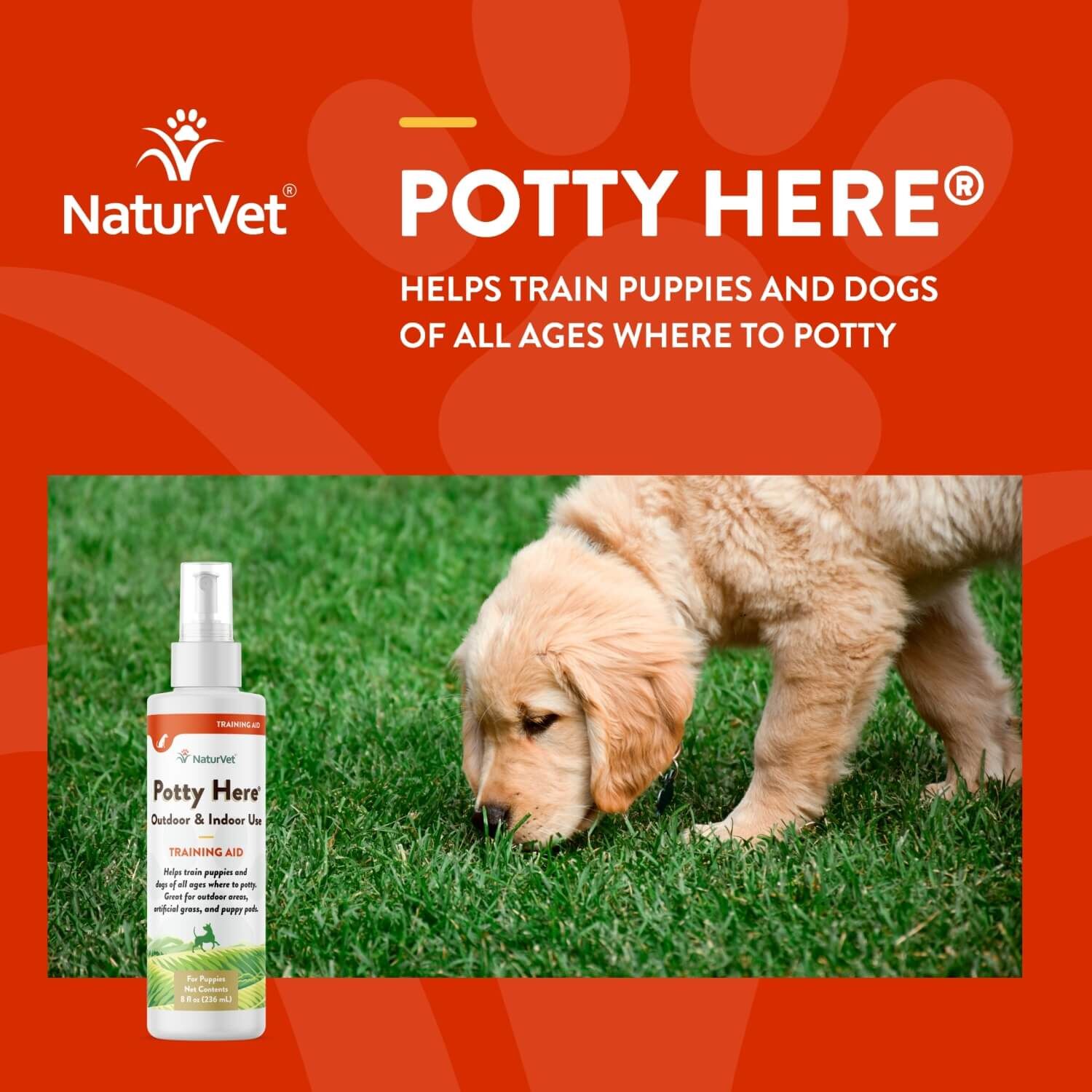 Naturvet Potty Here Dog Training Aid