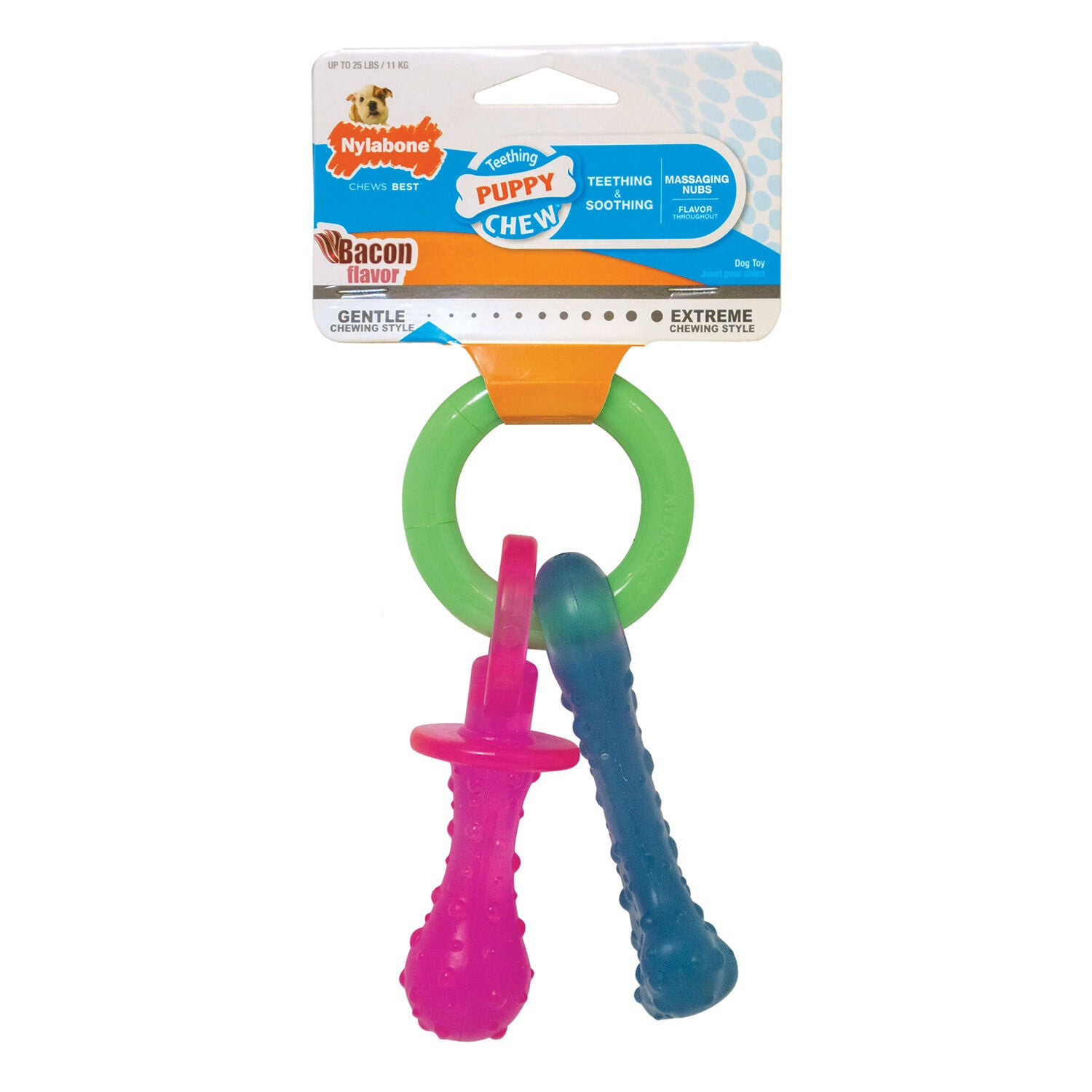 Nylabone Puppy Chew Teething Ring Dog Chew Toy