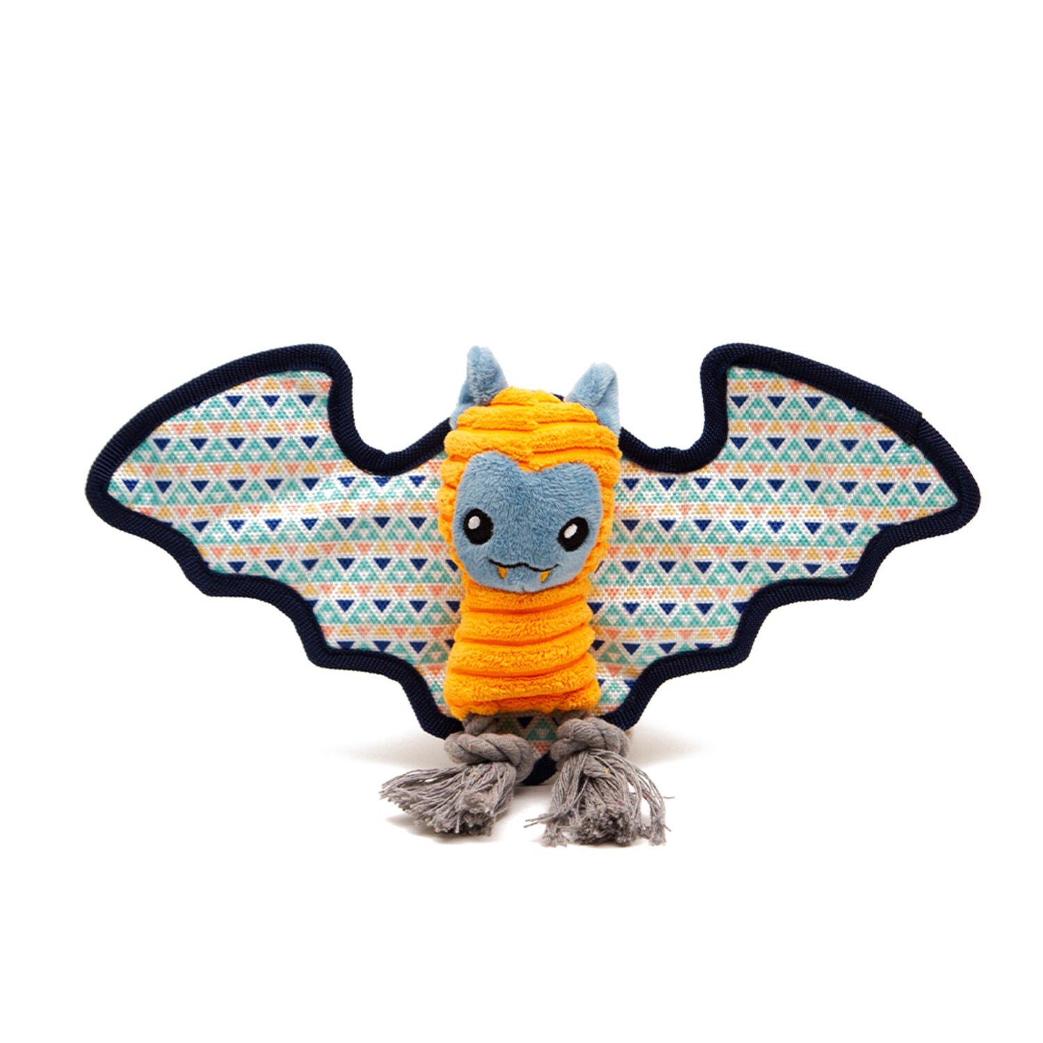 Great & Small Cuddle Me Knot Plush Bat Squeaky Dog Toy