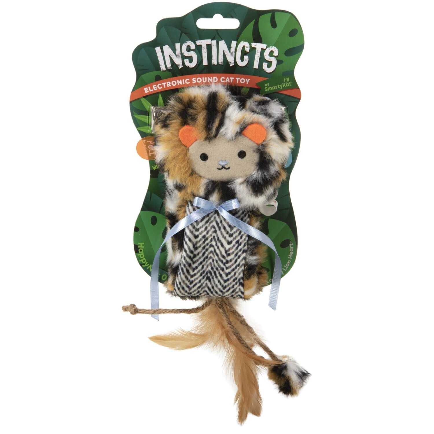 Instincts By Smartykat&reg;  Love Mates Feathery Plush Happynip Silvervine & Catnip Bird Cat Toys, Set Of 2