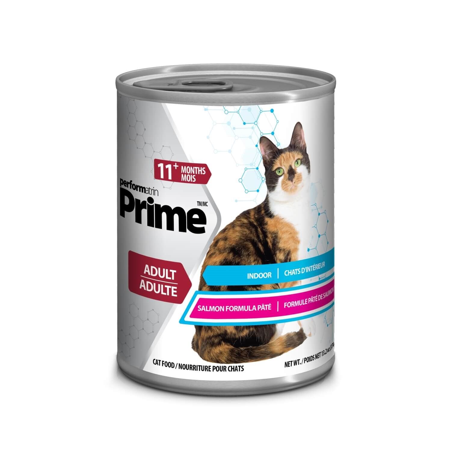Performatrin Prime Adult Indoor Formula Salmon Recipe Wet Cat Food