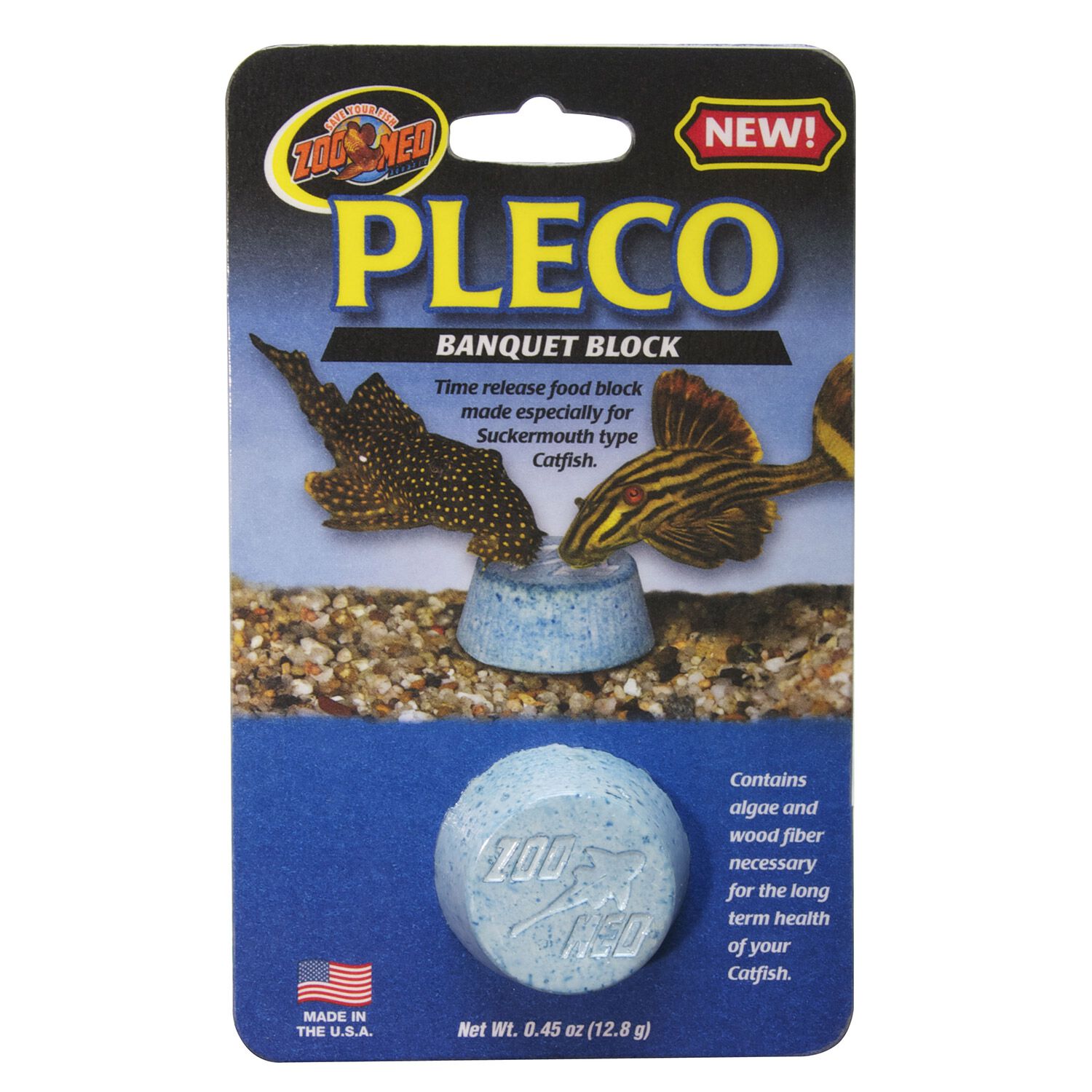 Zoo Med Pleco Banquet Block Fish Food