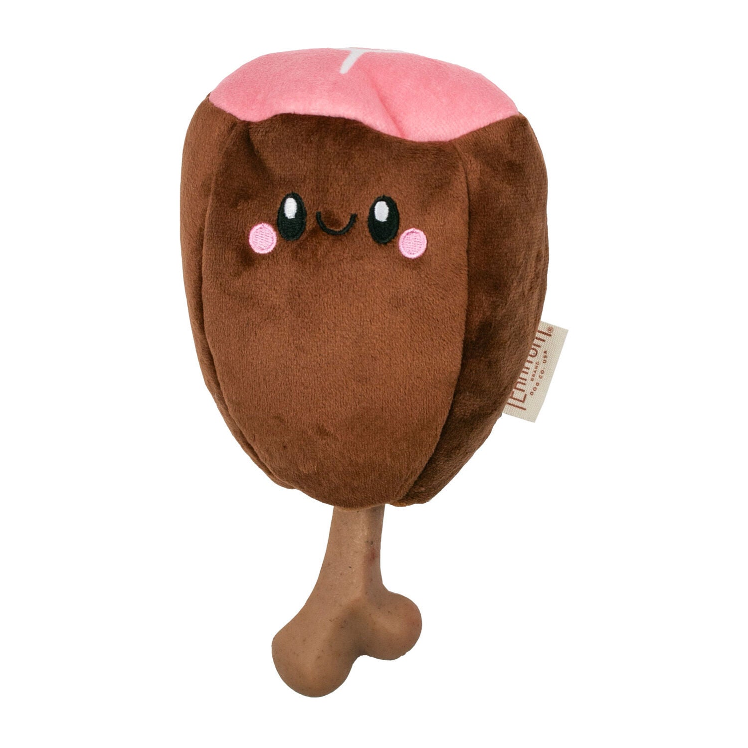 Territory Ham Bone 2-In-1 Squeak & Chew Scented Dog Toy, 8"