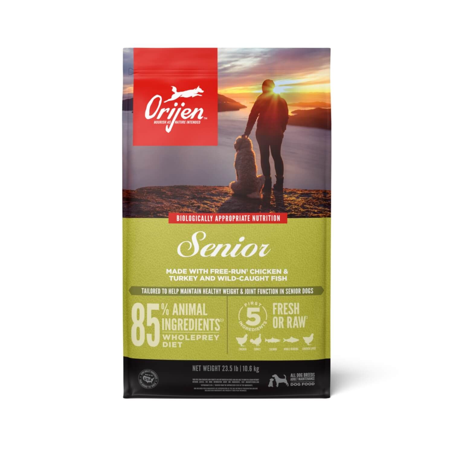 Orijen Senior Grain Free High Protein Dry Dog Food