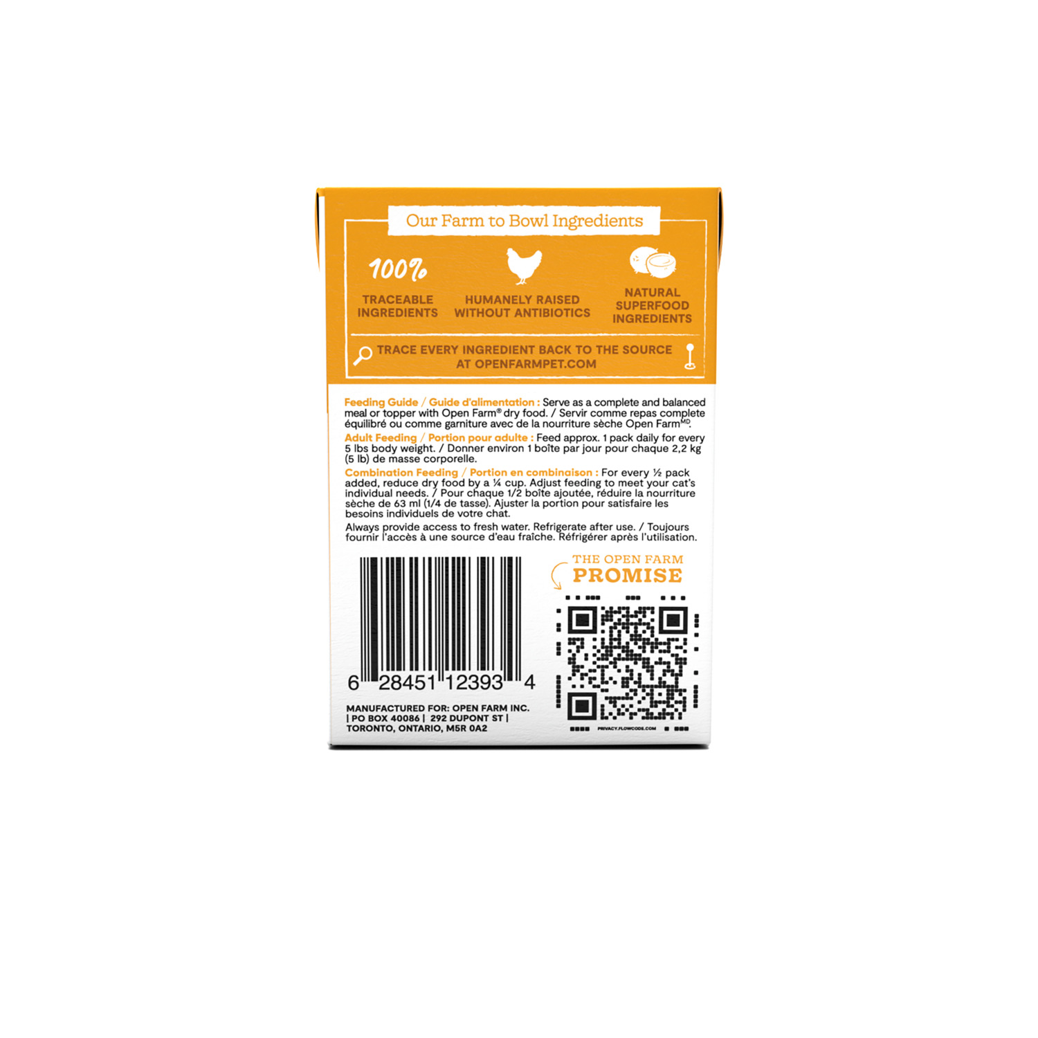 Open Farm Rustic Blends Harvest Chicken Recipe Wet Cat Food, 5.5Oz