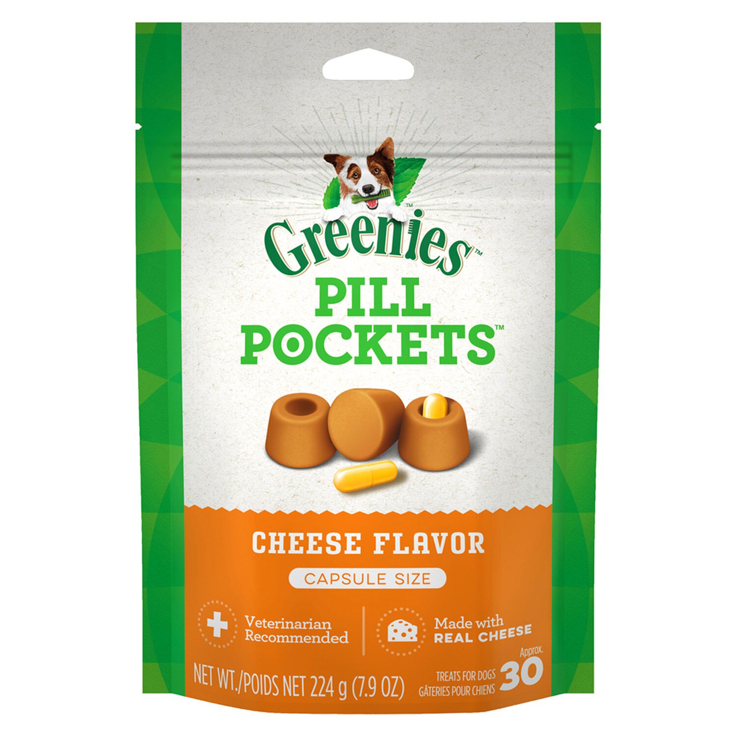 Greenies Pill Pockets Cheese Capsule Dog Treat