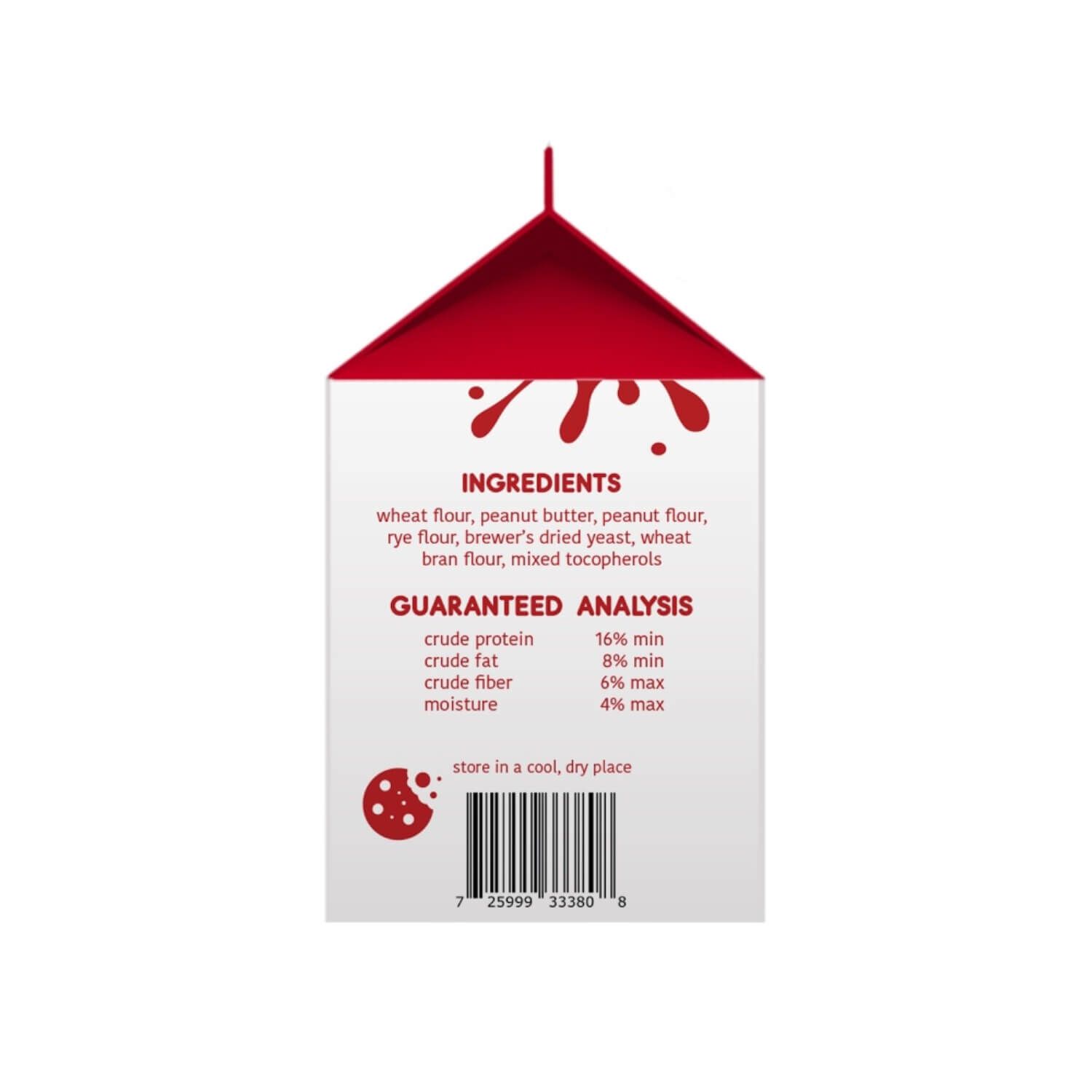 Petknowledgy Milk & Cookies, Peanut Butter Flavored Dog Treats