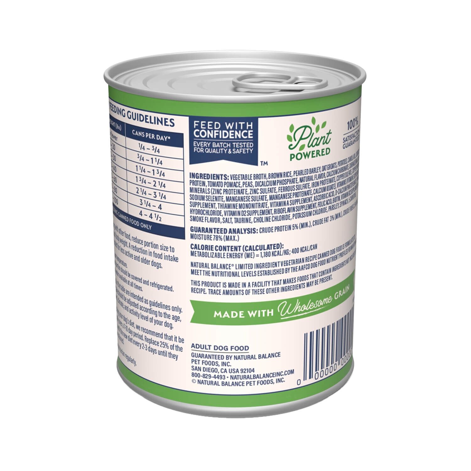 Natural Balance Limited Ingredient Vegetarian Recipe Wet Dog Food
