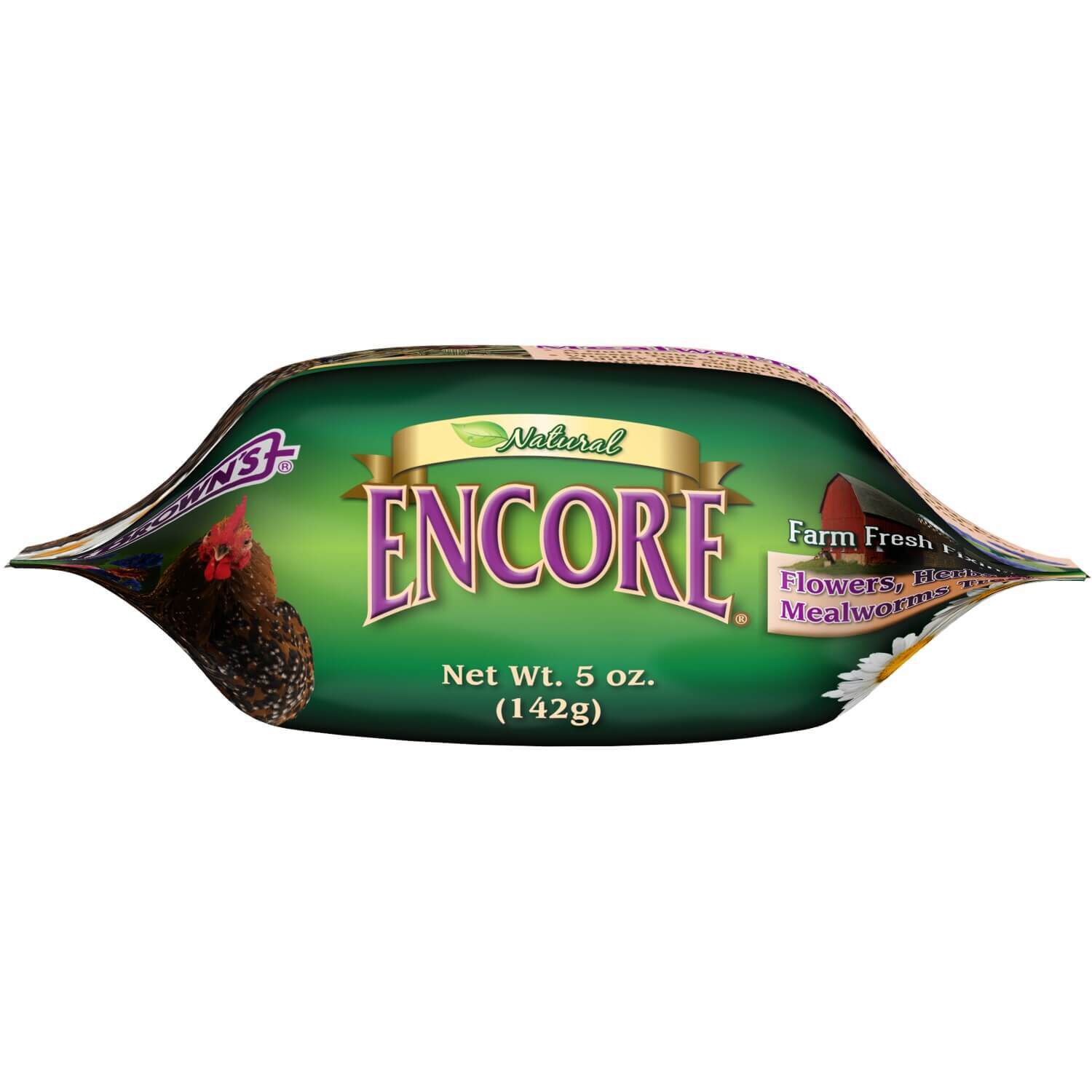 Brown's Encore Farm Fresh Fixins Flowers, Herbs & Mealworms Treat