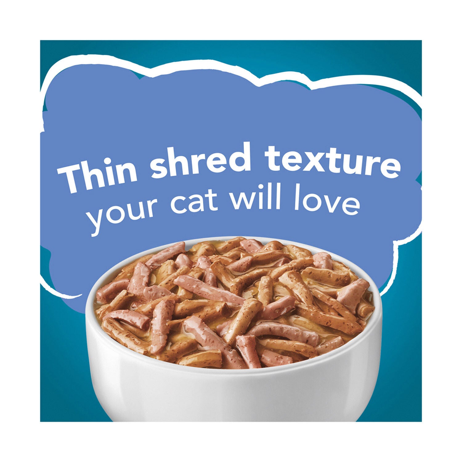 Friskies Shreds With Ocean Whitefish & Tuna In Sauce Wet Cat Food