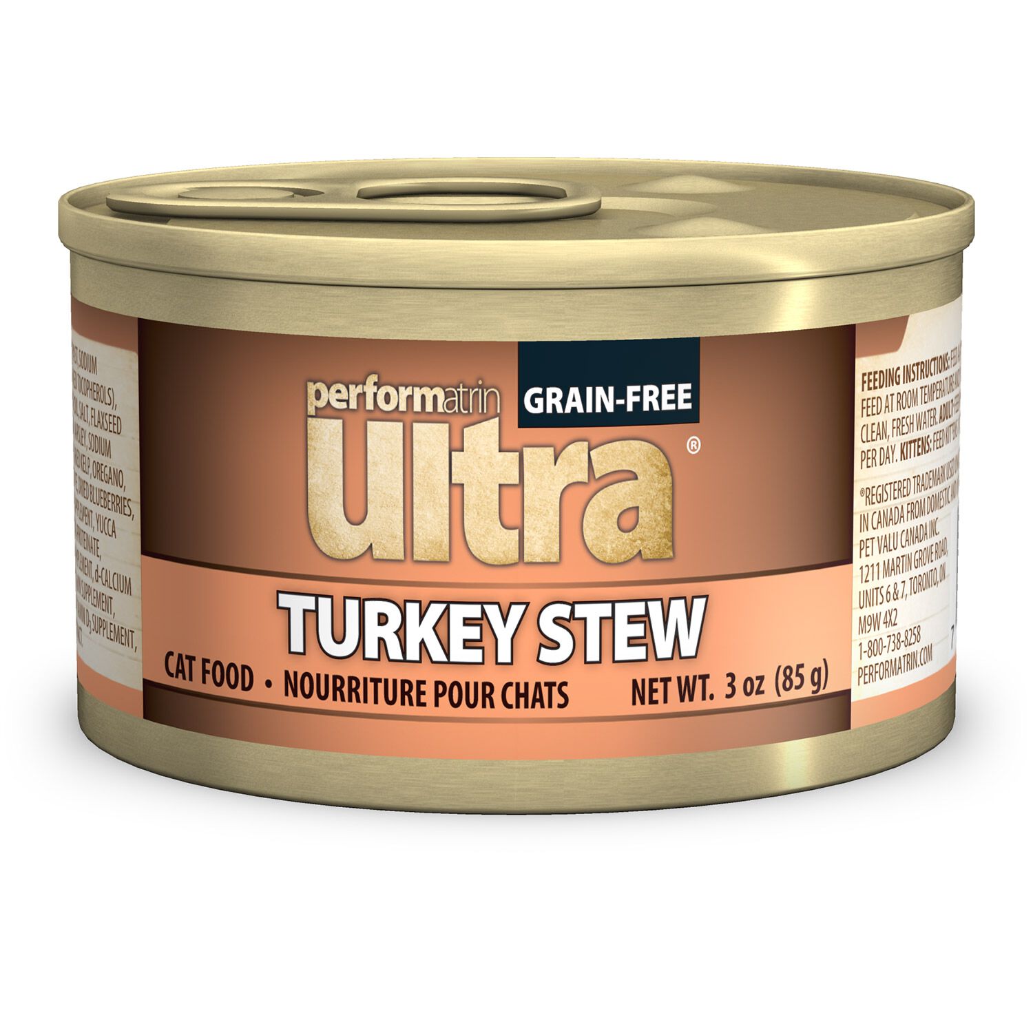 Performatrin Ultra Grain-Free Turkey Stew Wet Cat Food