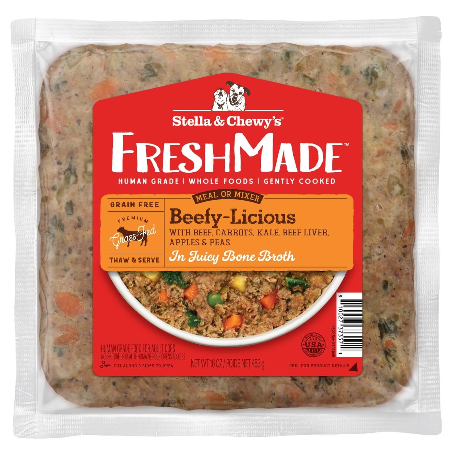 Freshmade Beefy-Licious Frozen Dog Food