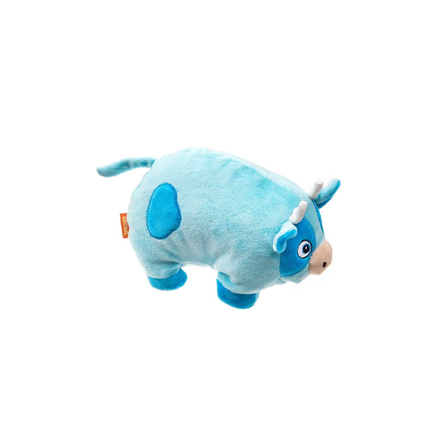 Growl Moo Moo The Cow Plush Squeaky Dog Toy