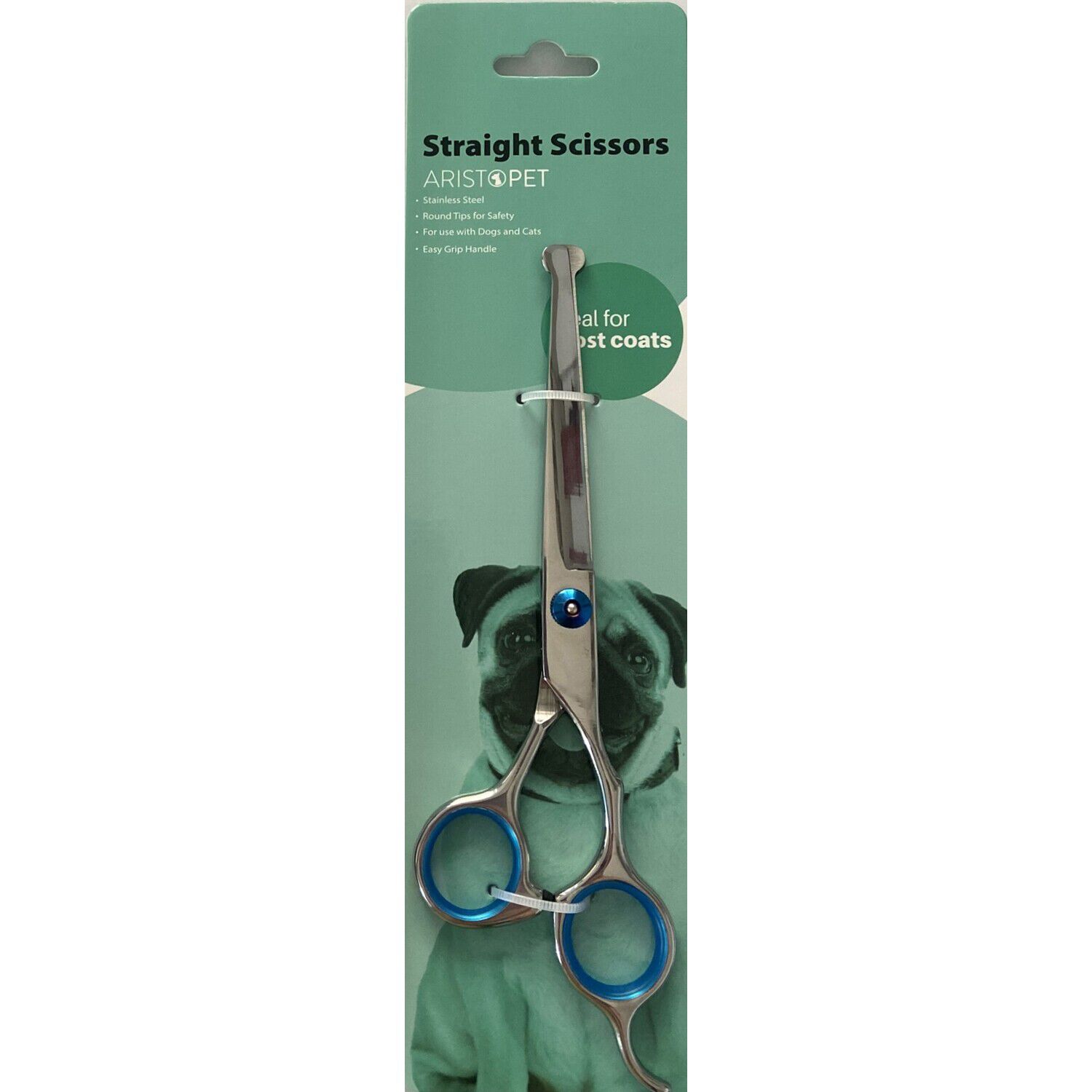 Aristopet Stainless Steel Dog Grooming Straight Scissors
