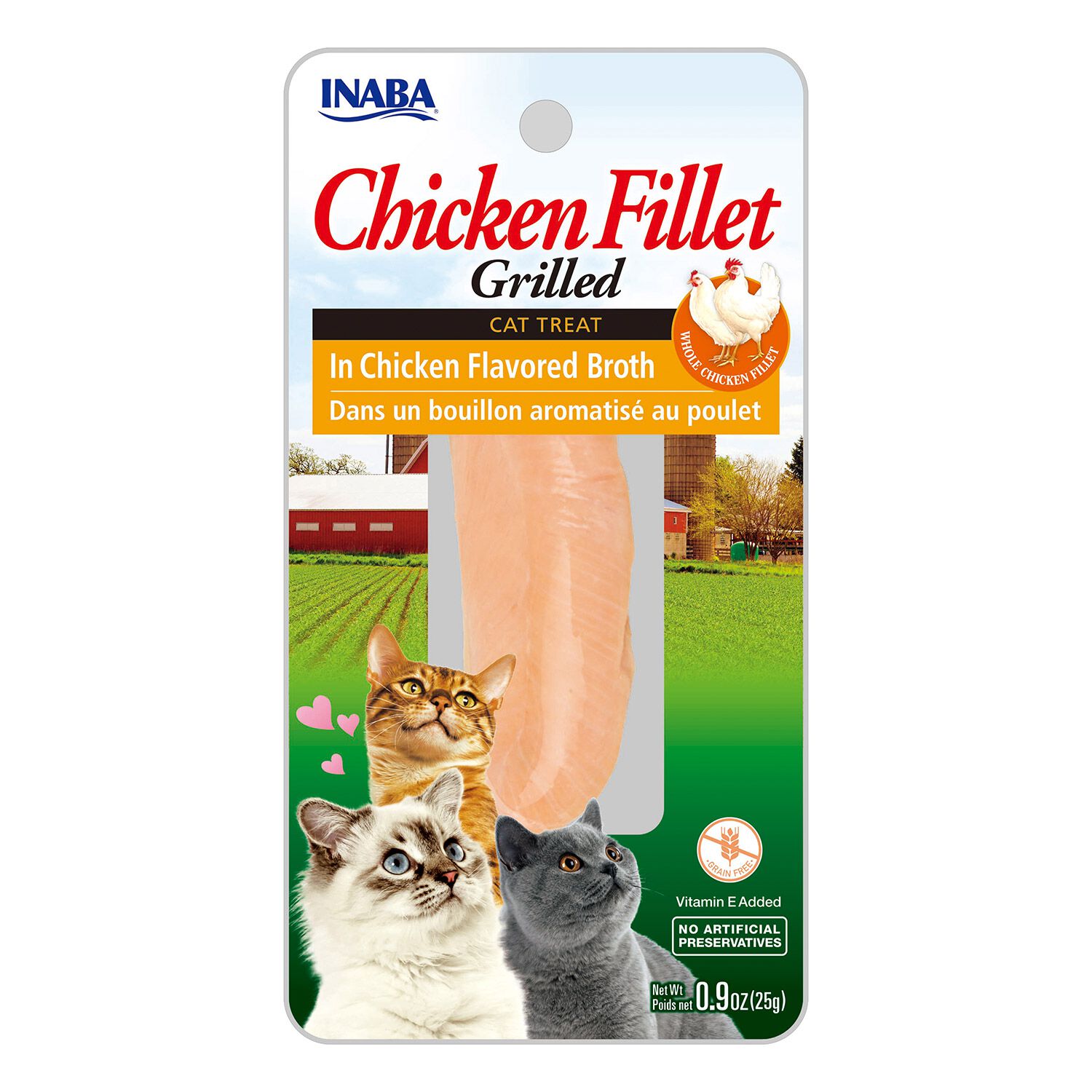 Inaba Grilled Chicken Fillet In Chicken Flavored Broth Cat Treat