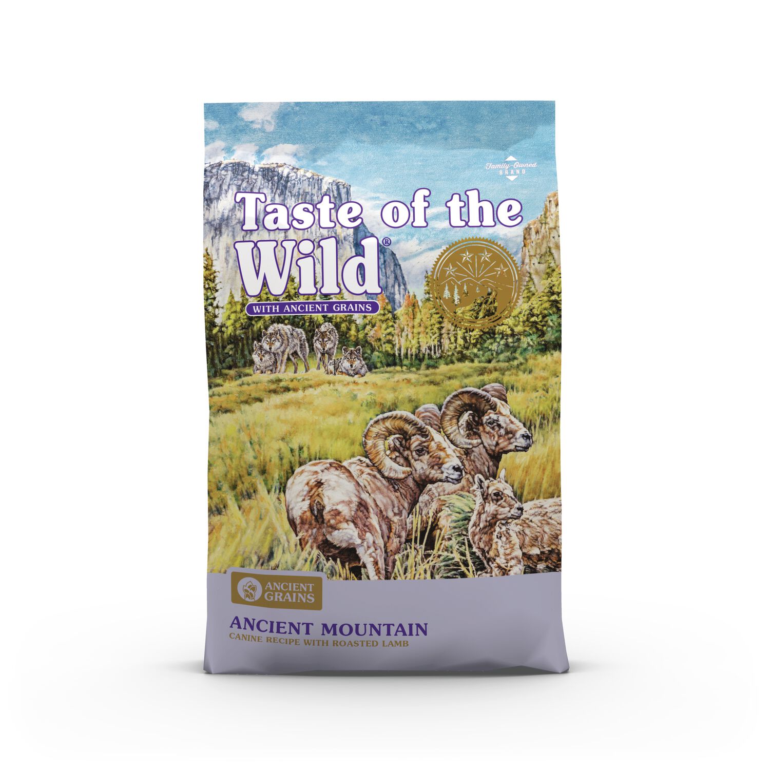 Taste Of The Wild Dry Dog Food, Ancient Mountain Canine Recipe With Roasted Lamb, 28-Lb Bag