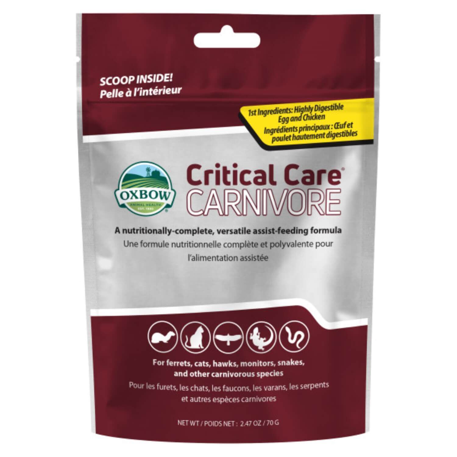 Oxbow Critical Care Carnivore Nutritional Supplement For Carnivores Pets