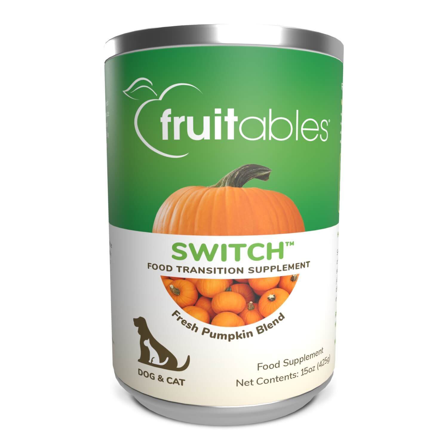 Fruitables Switch Food Transition Supplement Pumpkin Blend Dog & Cat Food Topper