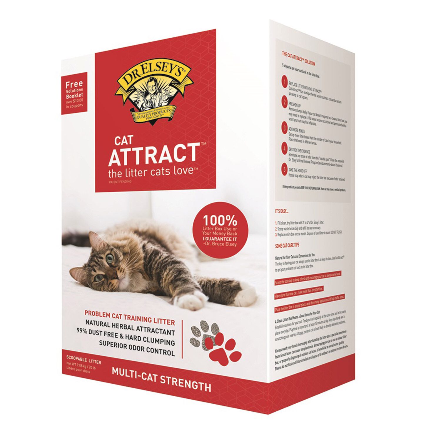 Dr. Elsey's Cat Attract Multi-Cat Hard Clumping Cat Litter