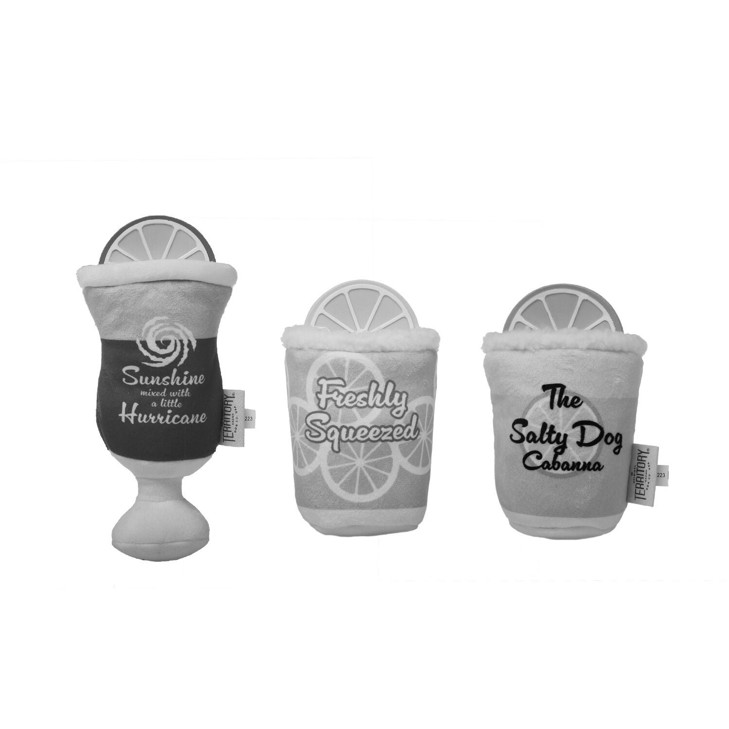 Territory Margarita 2-In-1 Fetch Squeaker Dog Toy, 6"