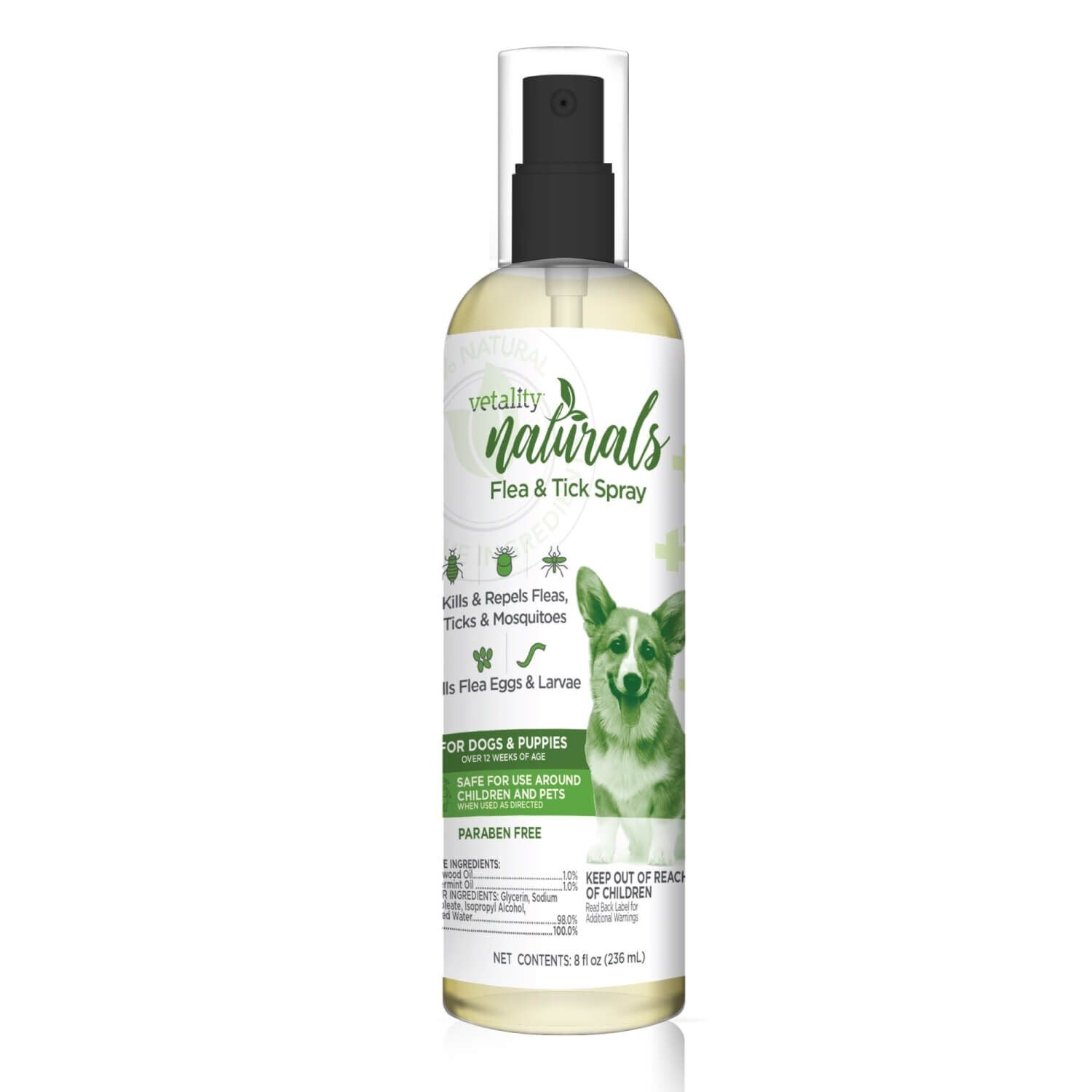Vetality Naturals Flea & Tick Spray For Dogs
