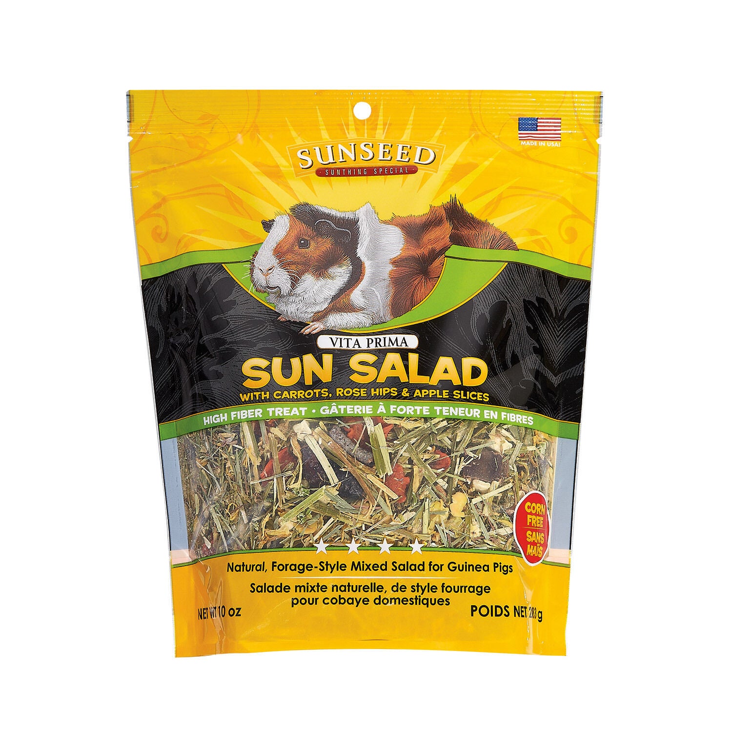 Sun Seed Vita Prima Sun Salad With Carrots, Rose Hips & Apple Slices Small Animal Treat