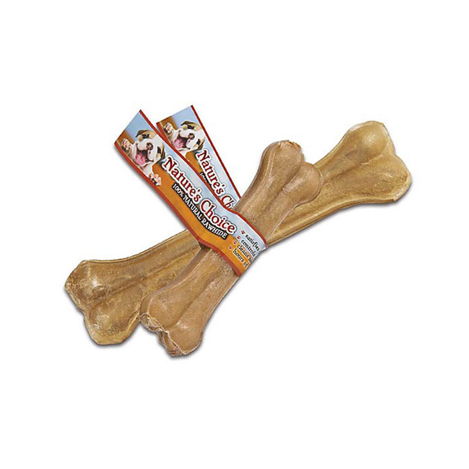 Nature's Choice Pressed Rawhide Bone Dog Treat