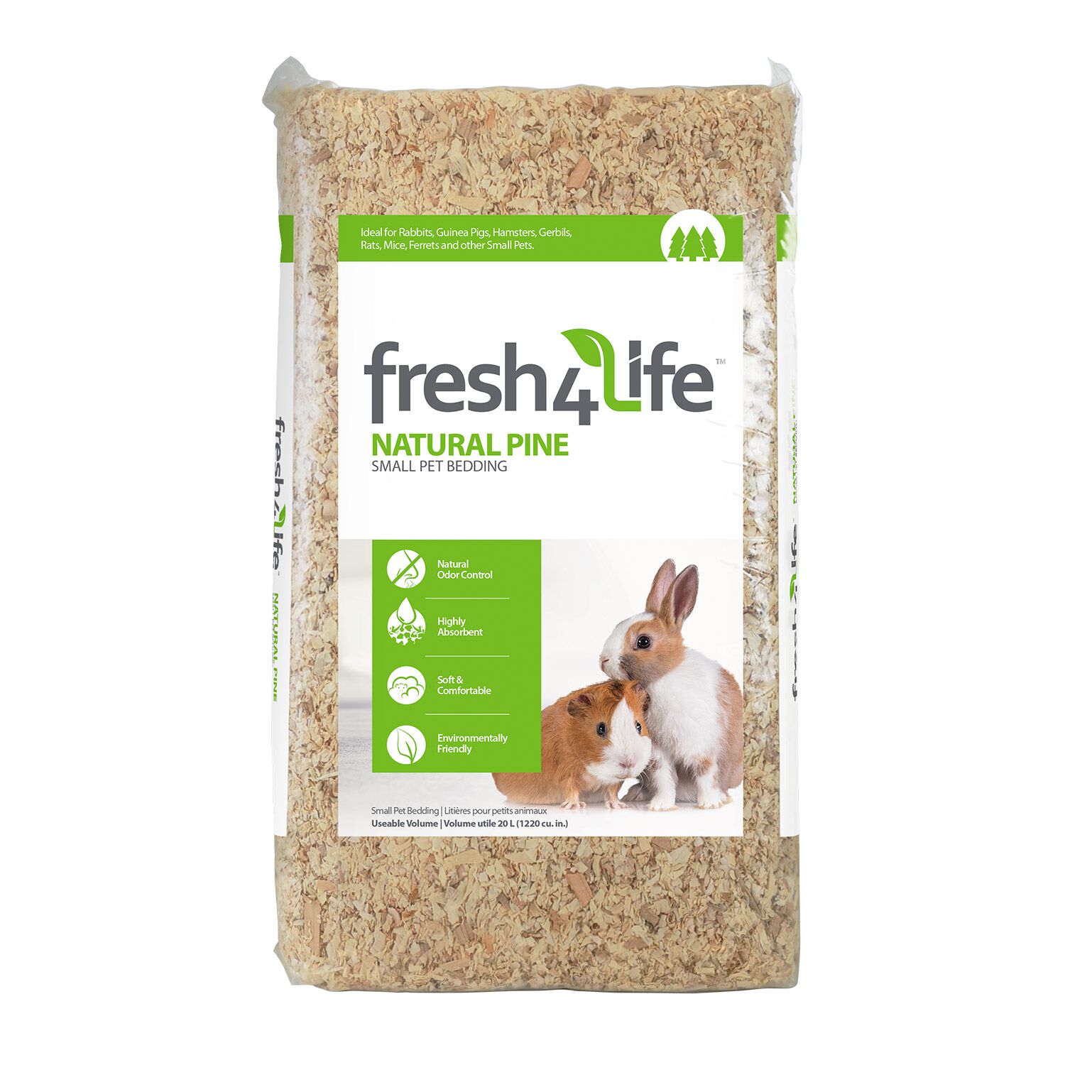 Fresh 4 Life Natural Pine Small Animal Bedding