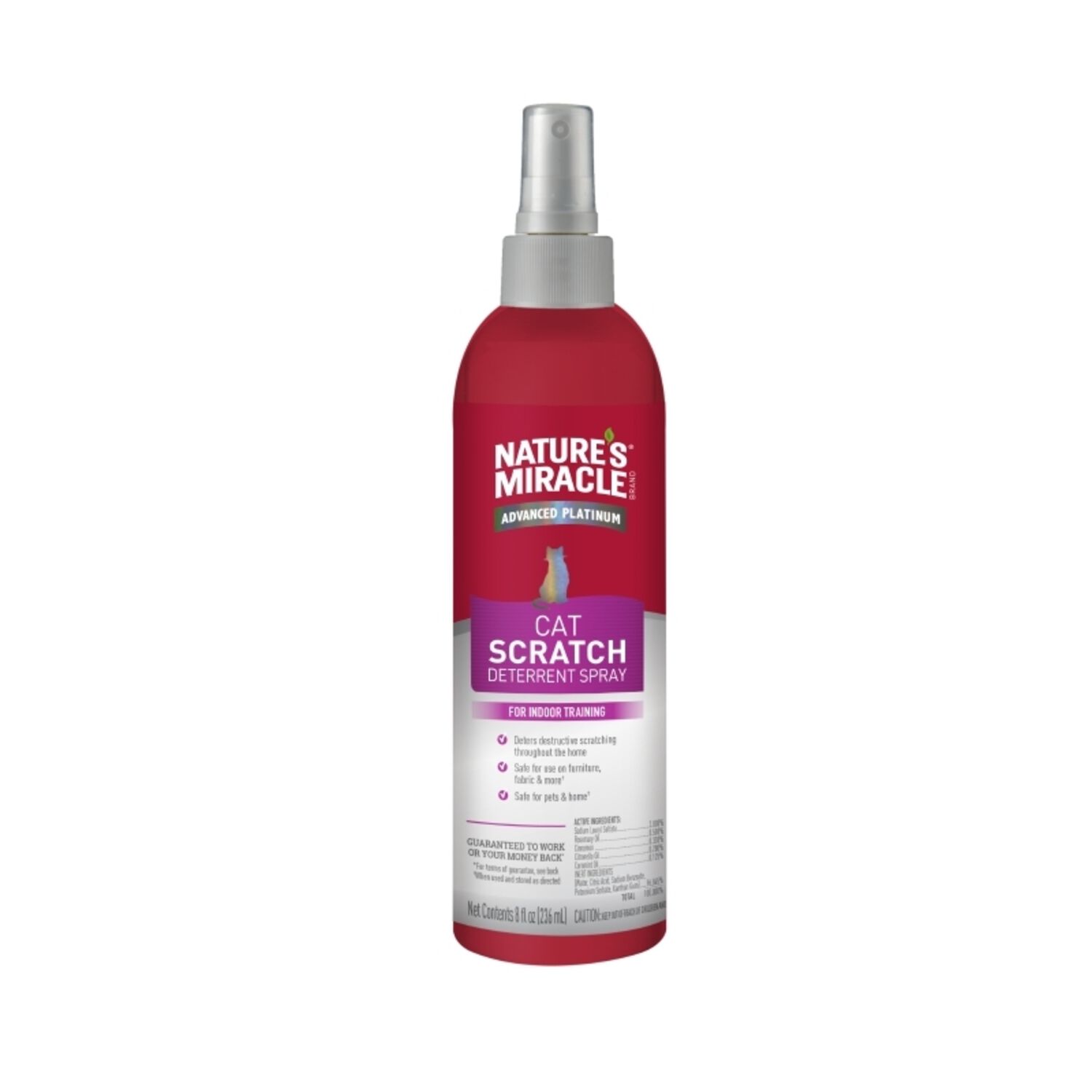 Nature's Miracle Cat Scratch Deterrent Spray, 8Oz