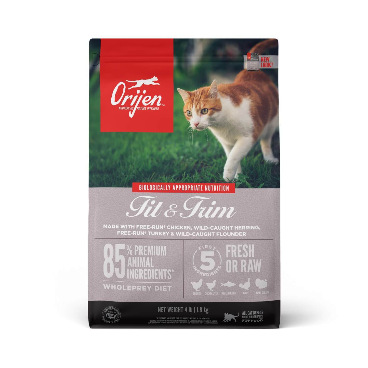 Orijen Fit & Trim Grain Free Healthy Weight Dry Cat Food