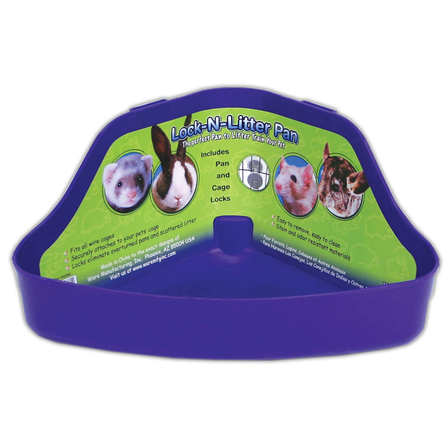 Ware Pet Products Lock-N-Litter Pan For Small Animals