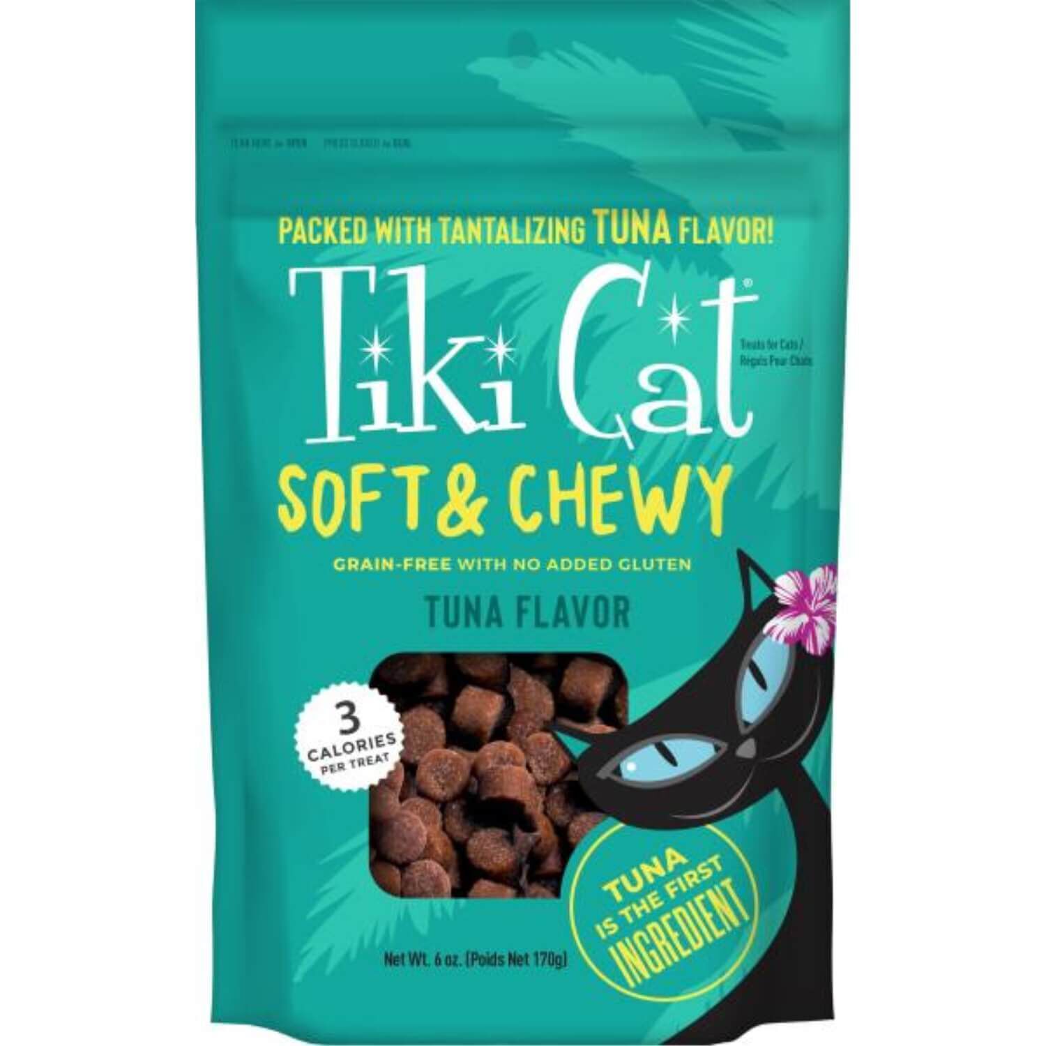 Tiki Cat Soft & Chewy Grain Free Tuna Flavor Dry Cat Treats