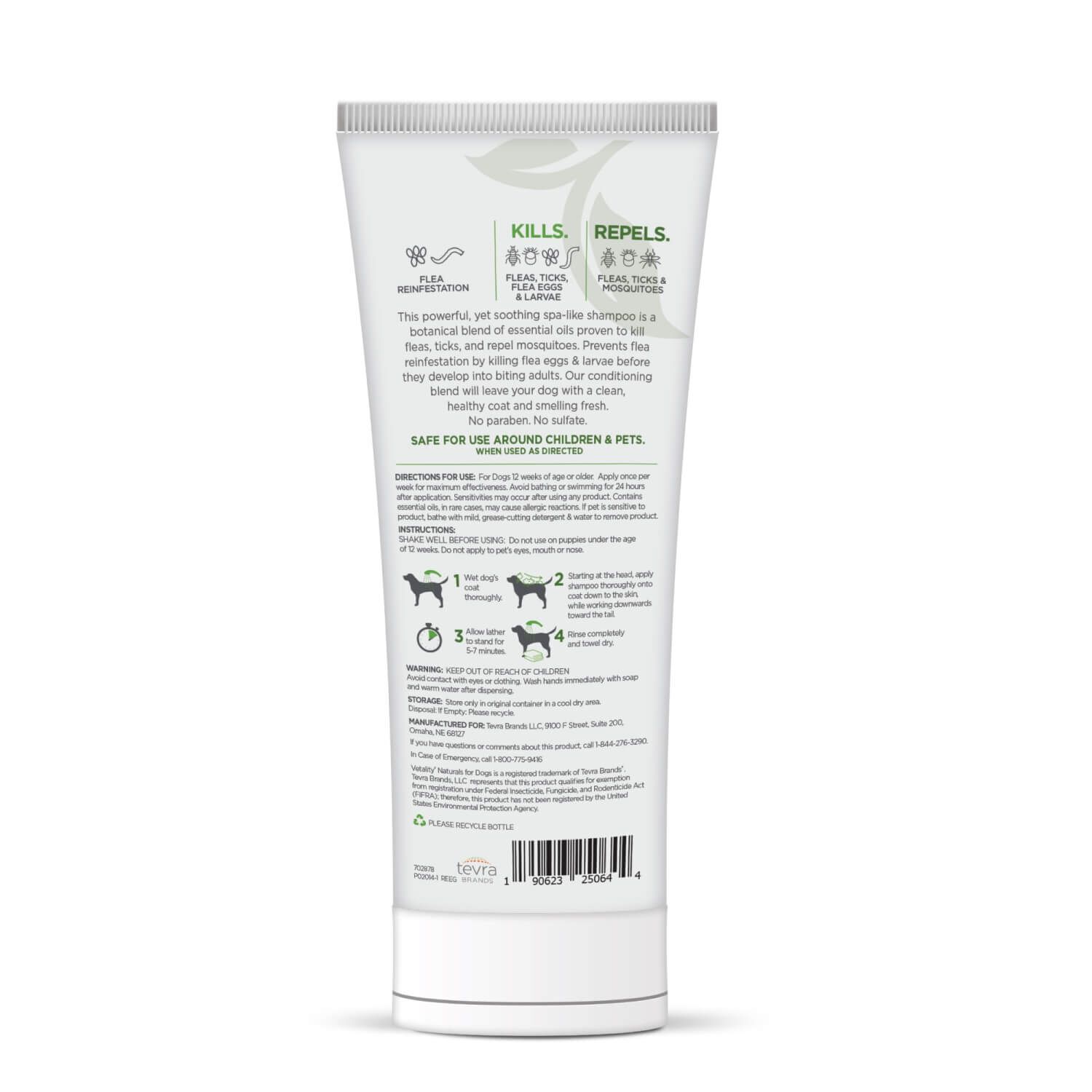 Vetality Naturals Flea & Tick Conditioning Shampoo For Dogs