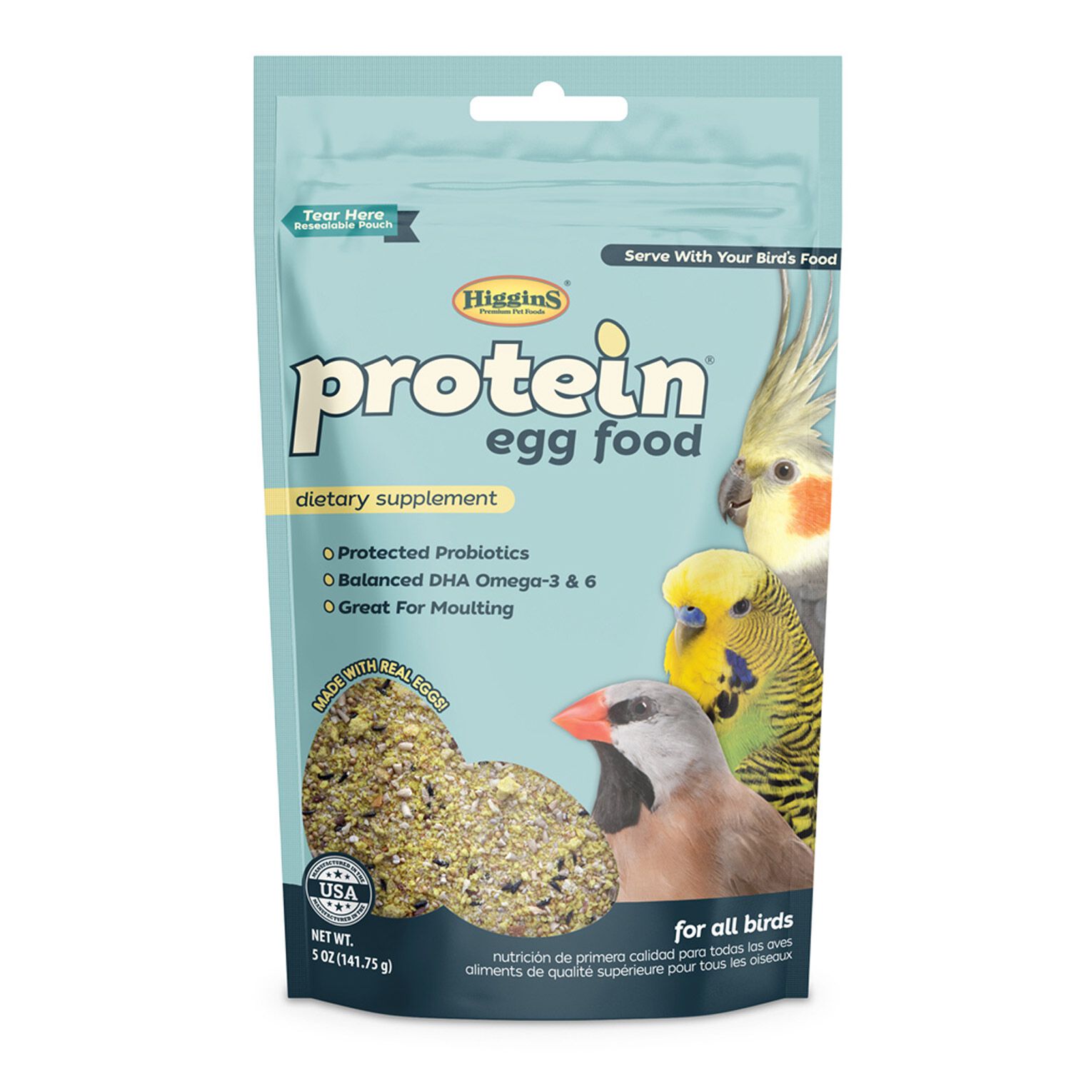 Higgins Protein Egg Bird Food