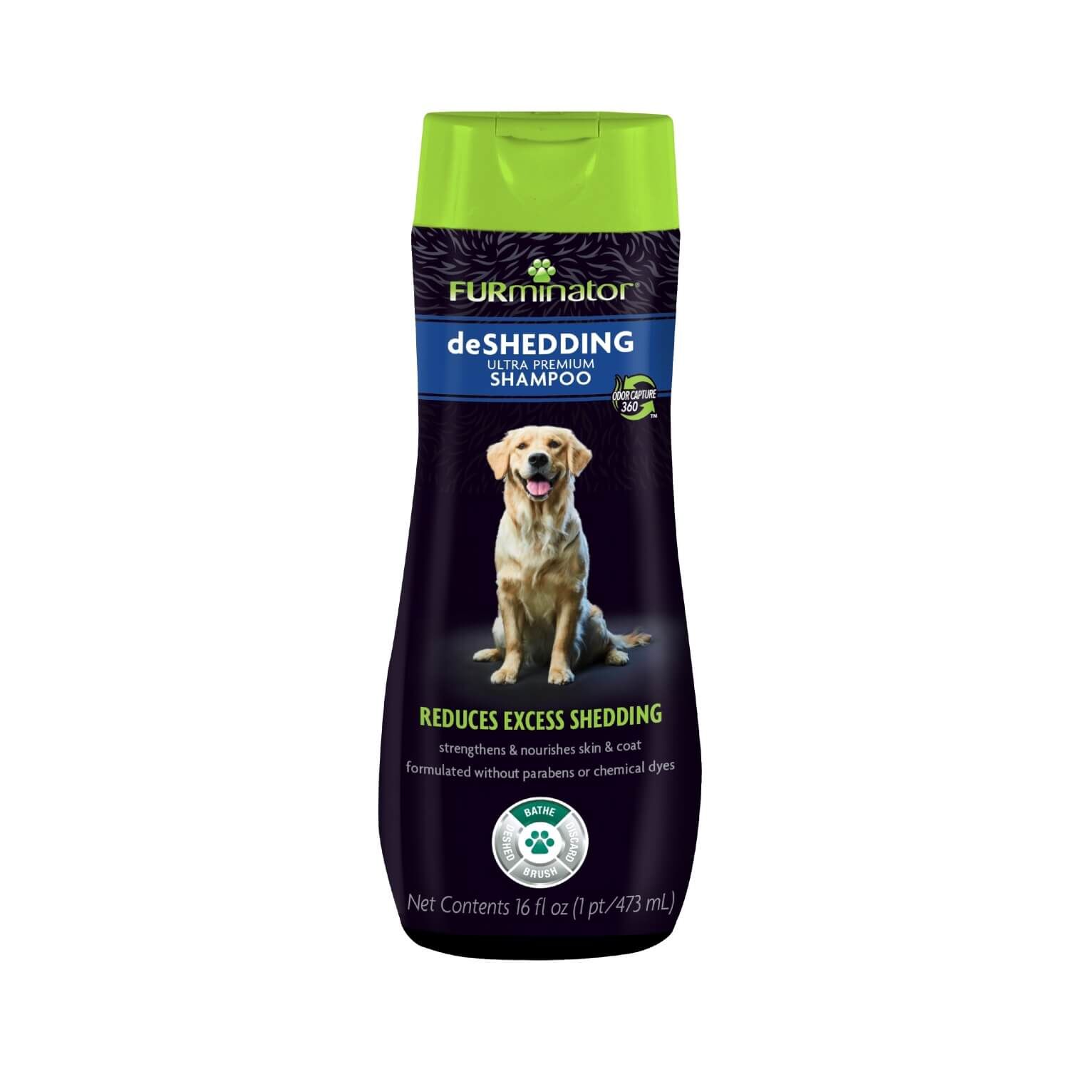 Furminator Deshedding Ultra Premium Shed Control Dog Shampoo, 16Oz