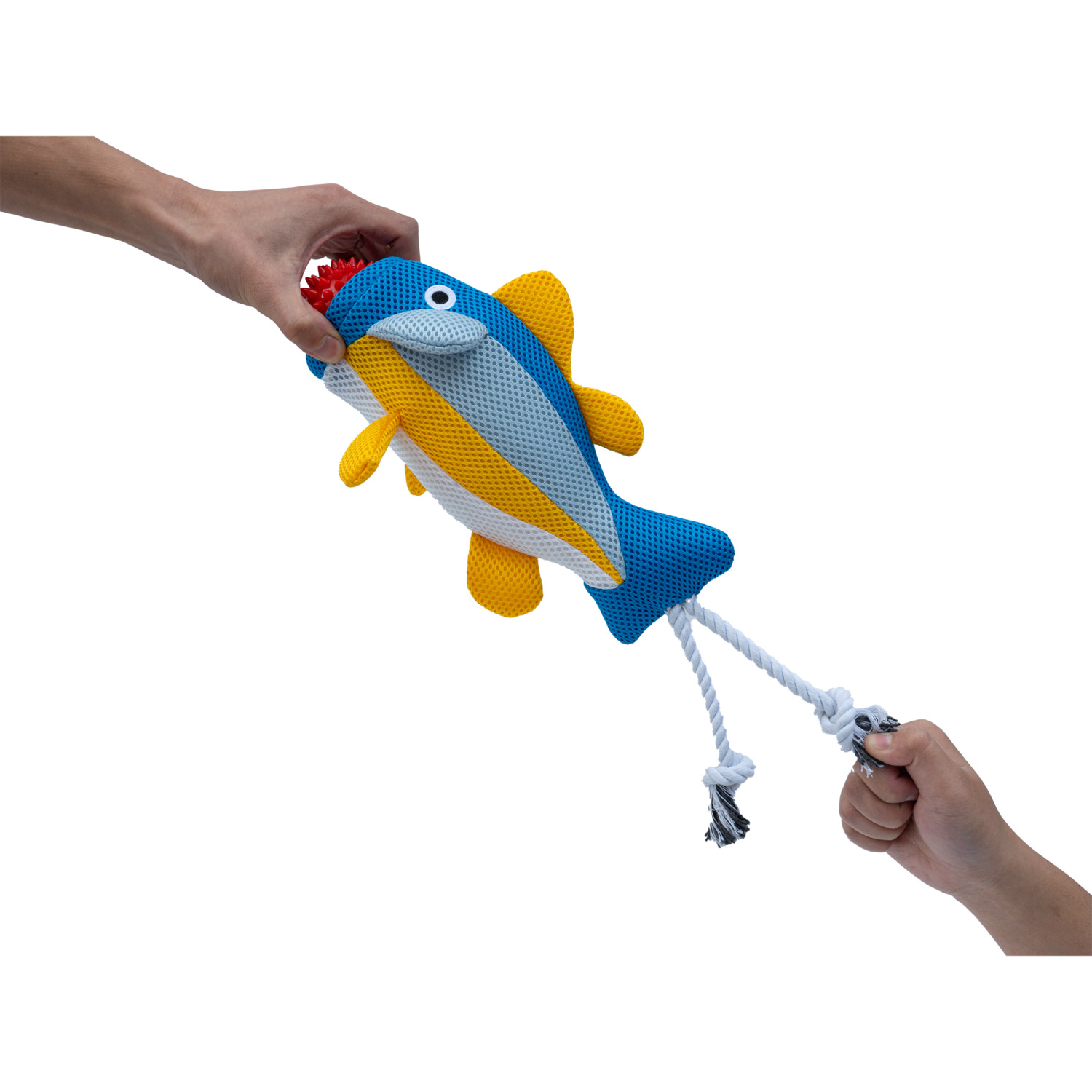 Territory Fish 2-In-1 Floating Tug And Toss Dog Toy
