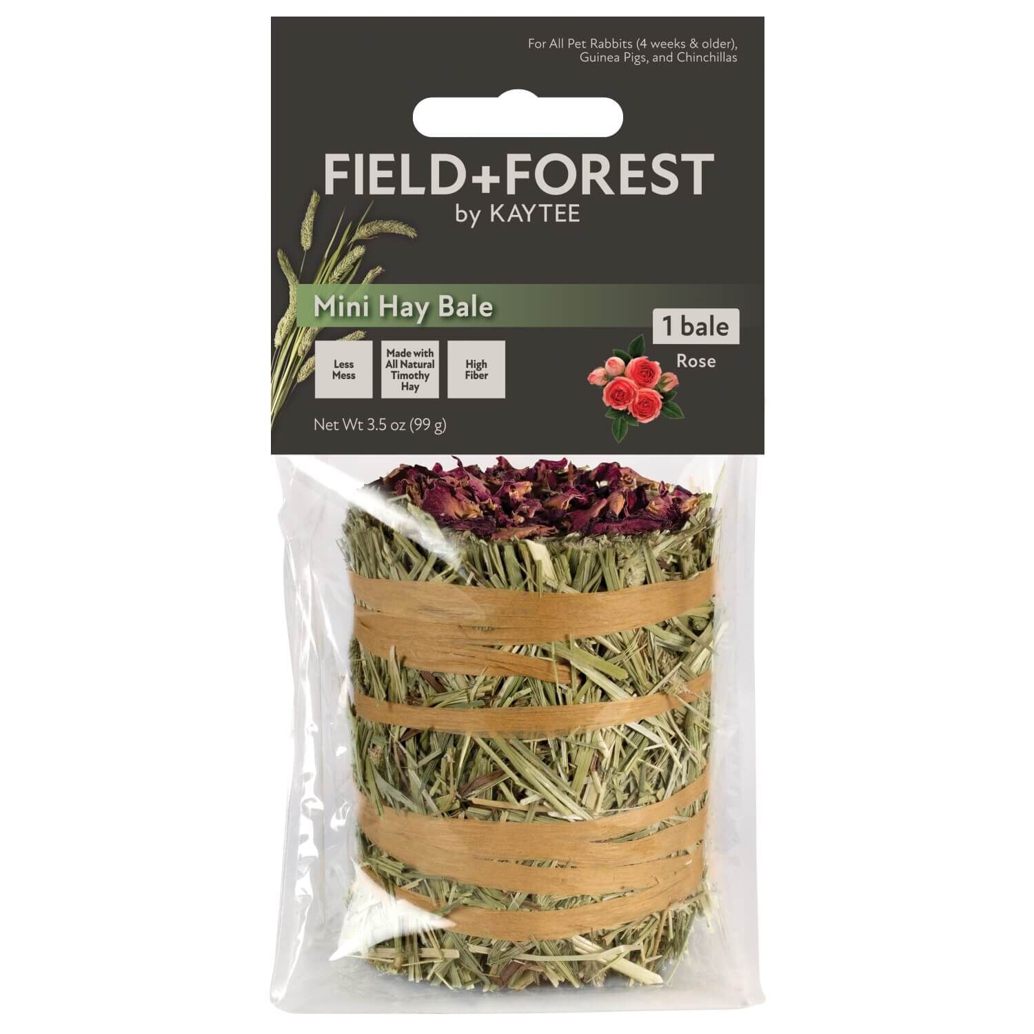 Kaytee Field+Forest By Mini Hay Bales, Rose