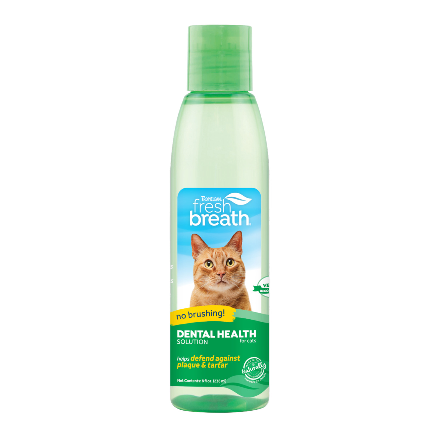 Tropiclean Fresh Breath Dental Health Solution Water Additive For Cats, 8-Oz