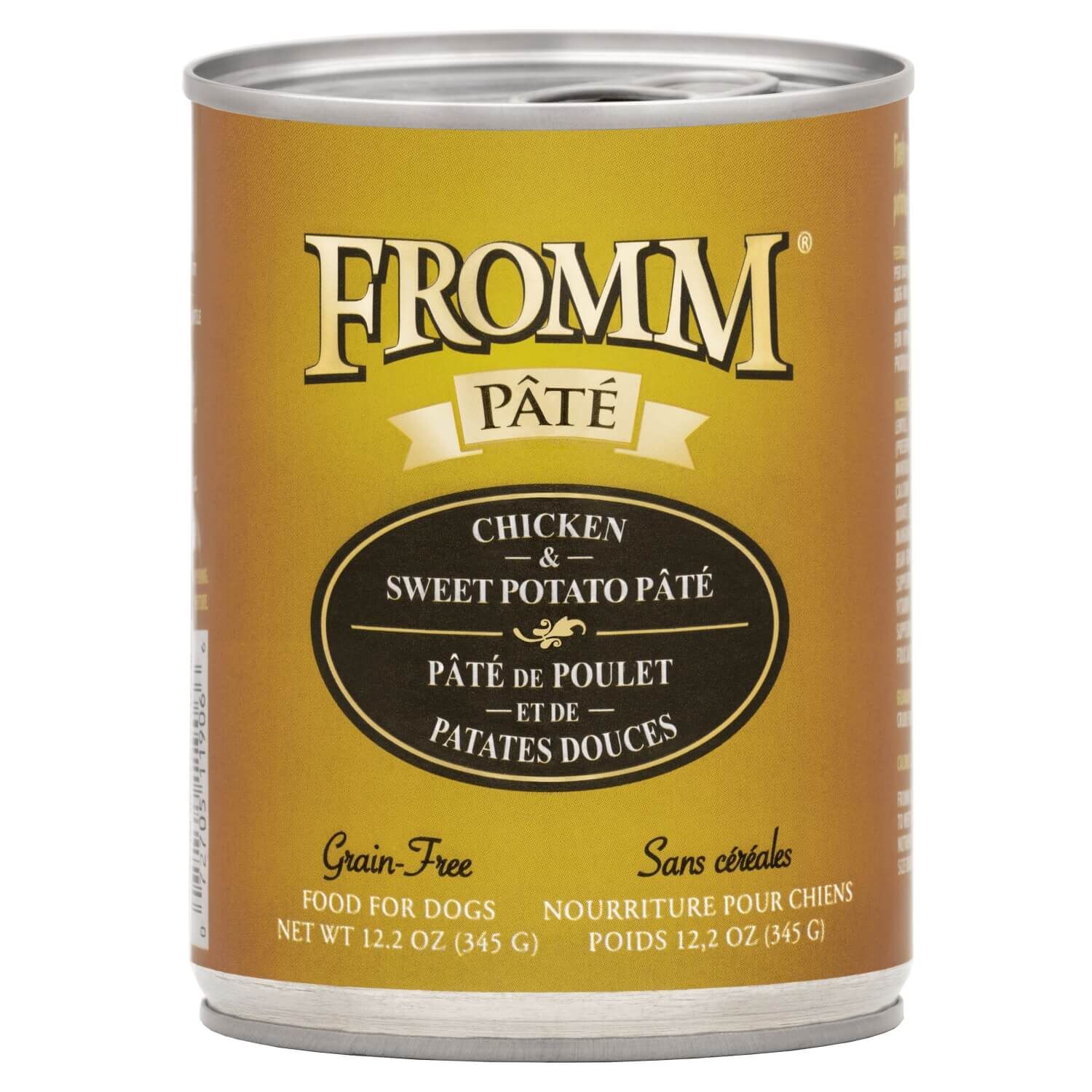 Fromm P&acirc;t&eacute; Chicken & Sweet Potato P&acirc;t&eacute; Food For Dogs 12.2 Oz