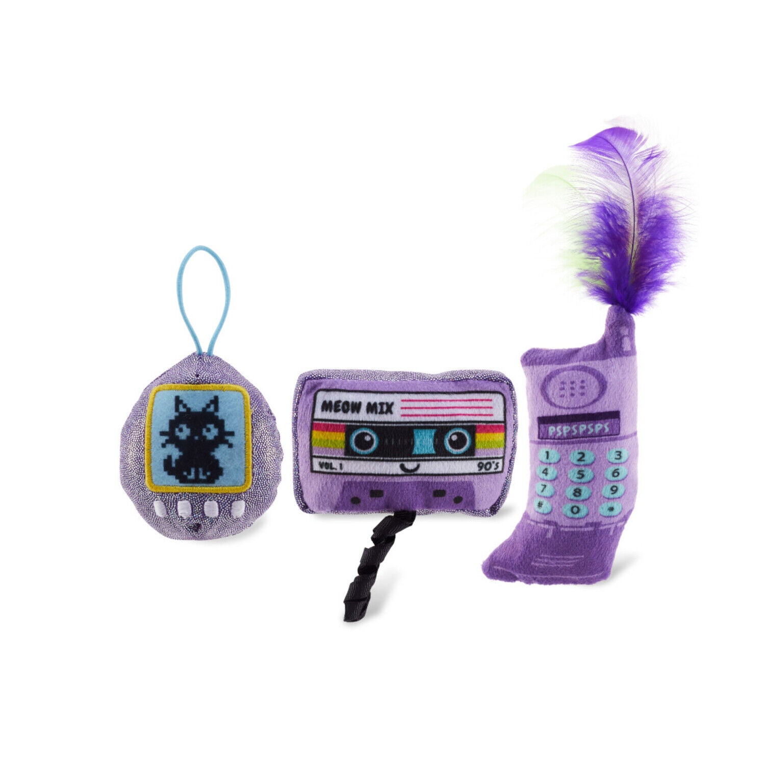 Catstages So Meowsome 90S Catnip Filled Cat Toys - Multipack